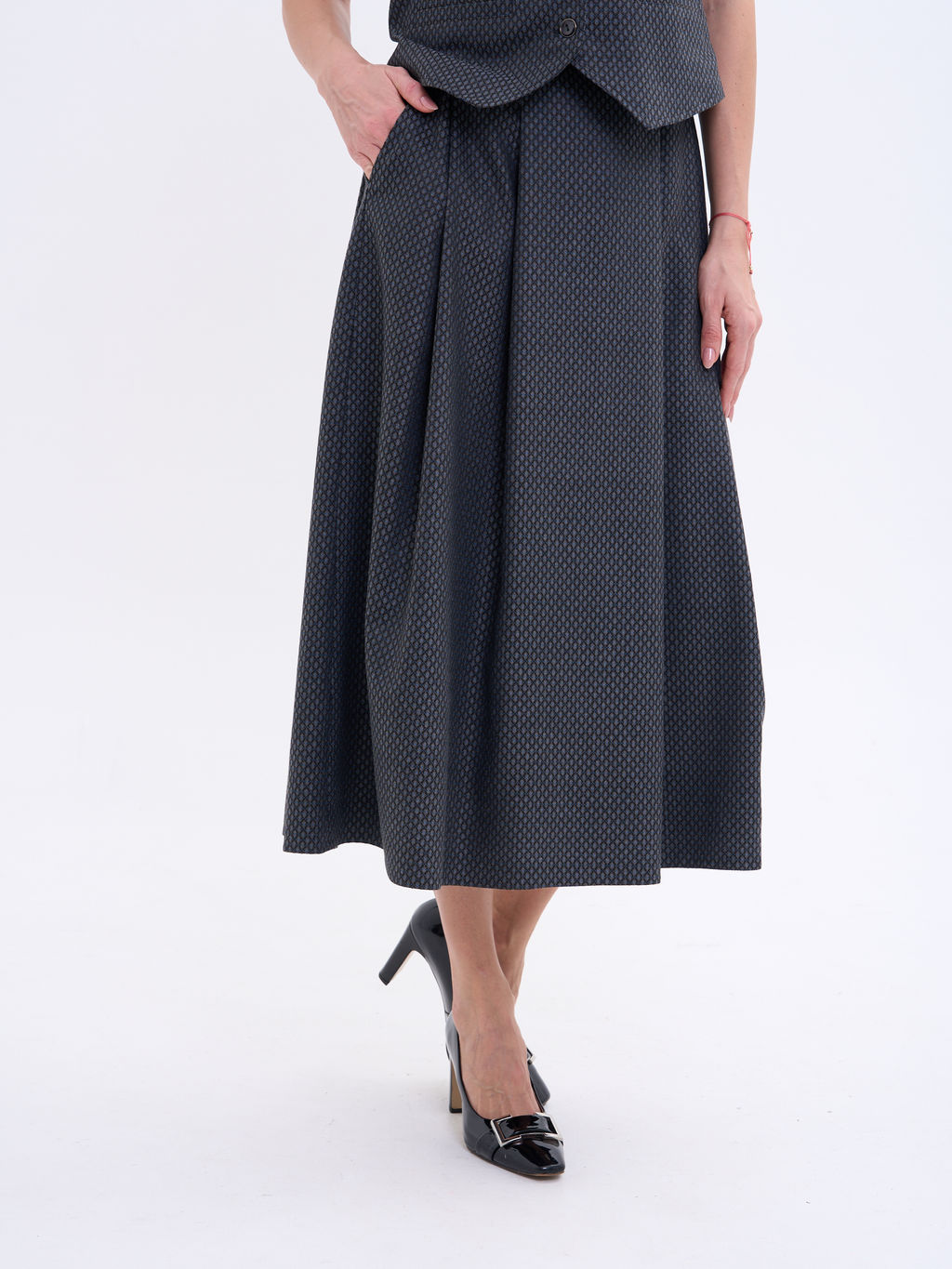 юбка, расклешенная от пояса к низу, - Трика фото 4