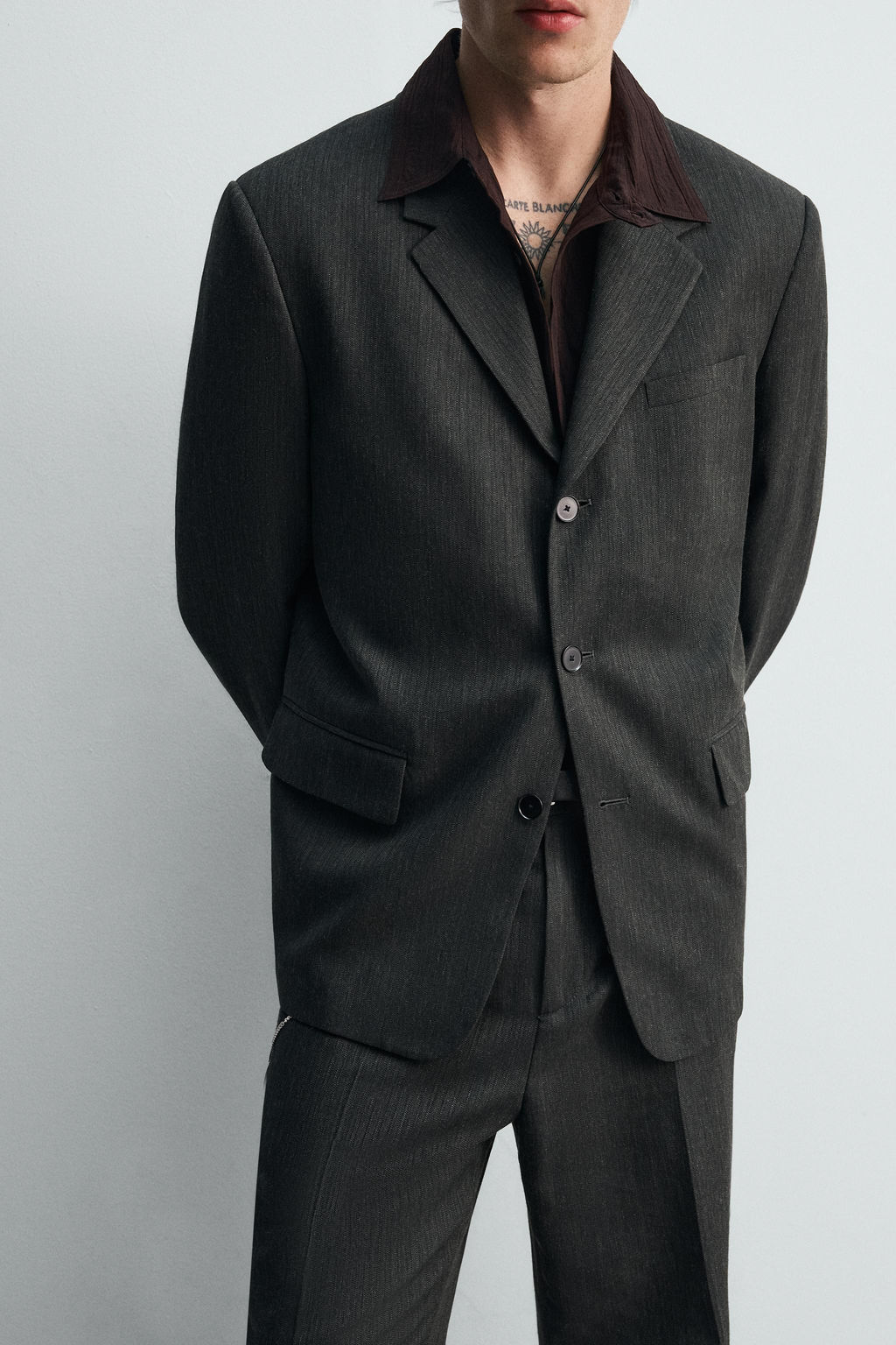 LIMITED EDITION TEXTURED BLAZER - Zara фото 5