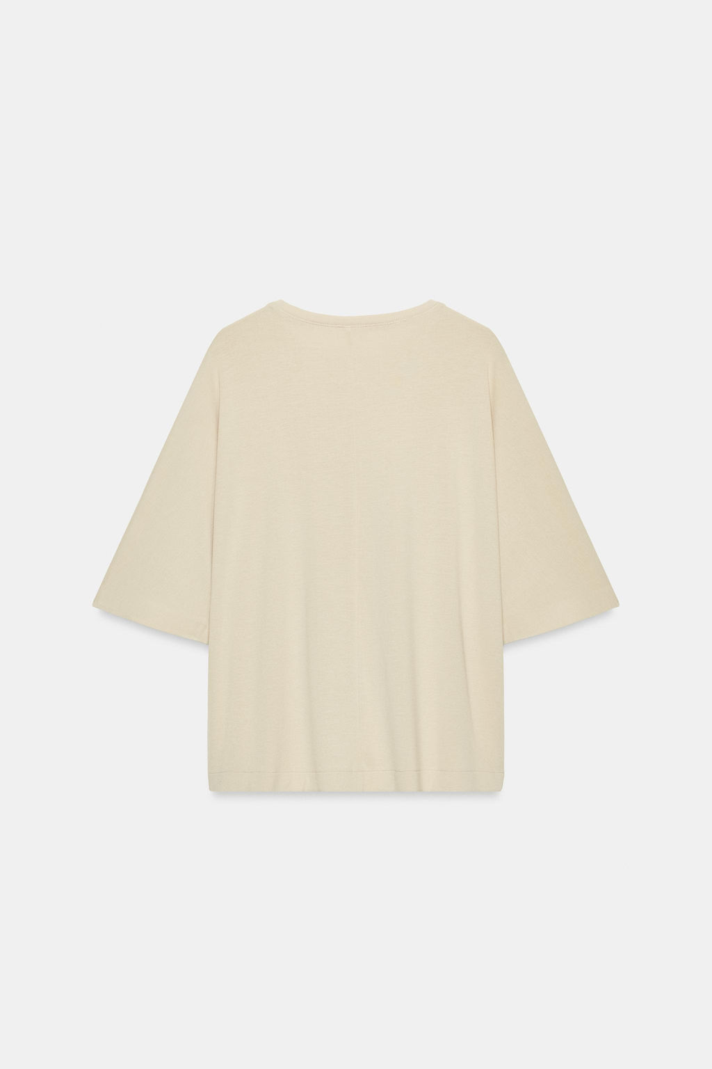 CAMISETA OVERSIZE FLUIDA / Arena