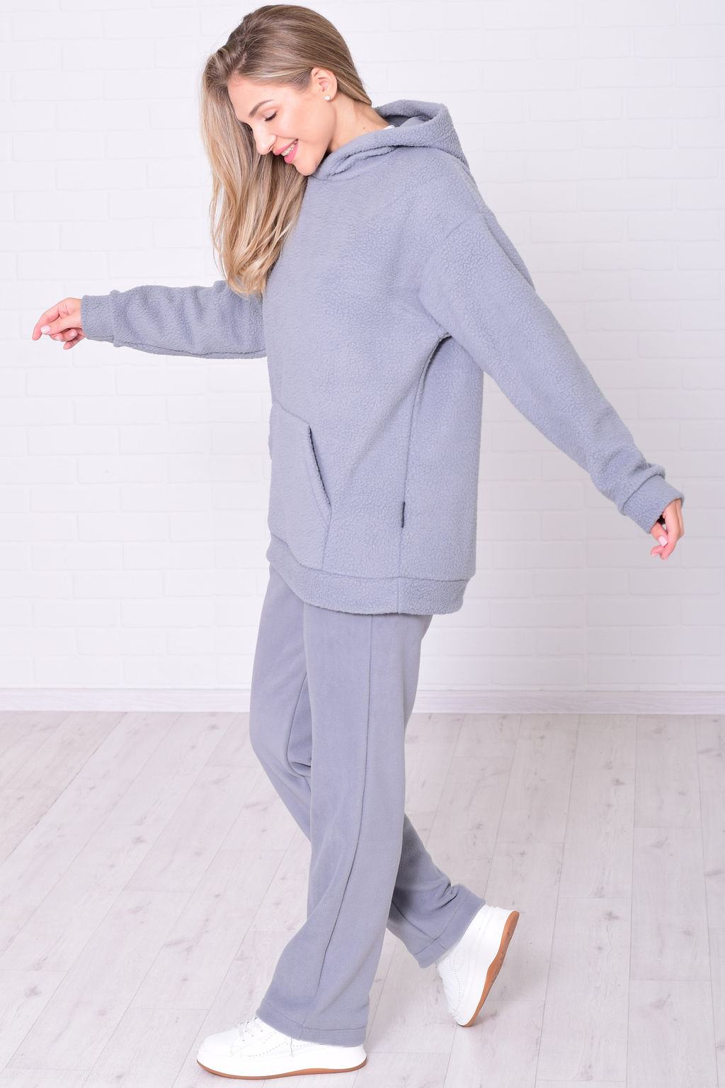 Толстовка базовая 6-218 (серый)