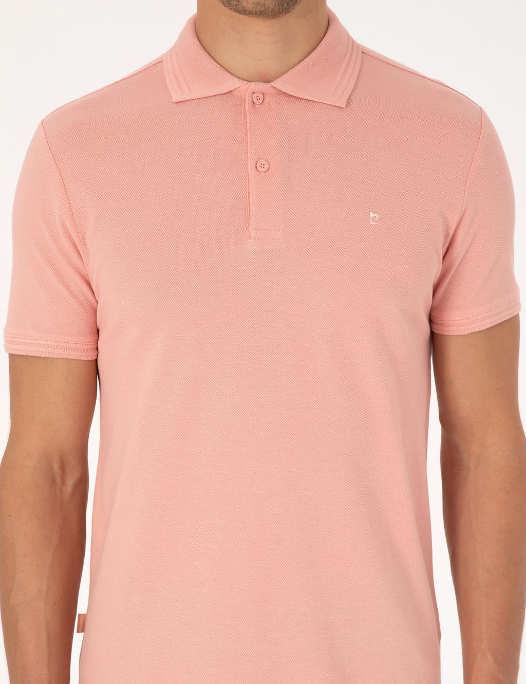 G_l Kurusu Slim Fit %100 Pamuk K_vr_lmaz Polo Yaka Basic Ti__rt