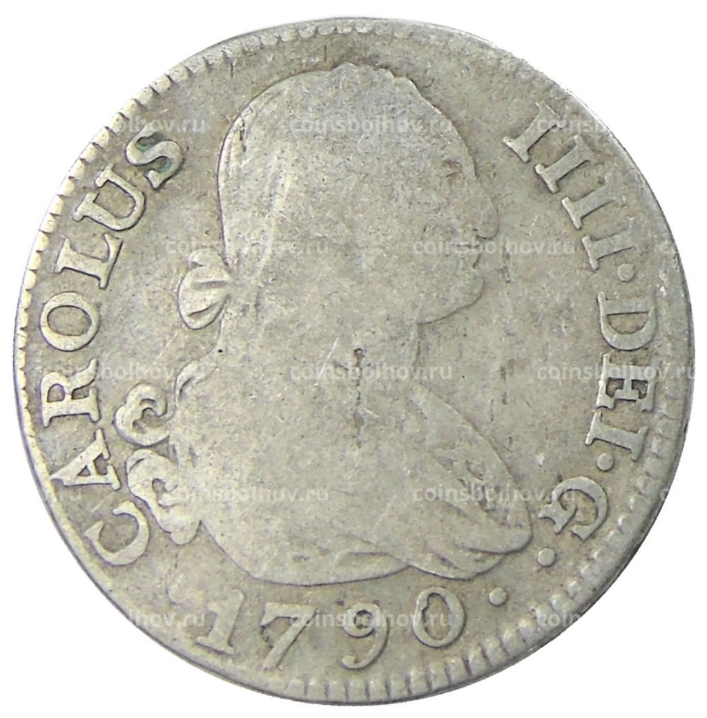 2 реала 1790 года Испания