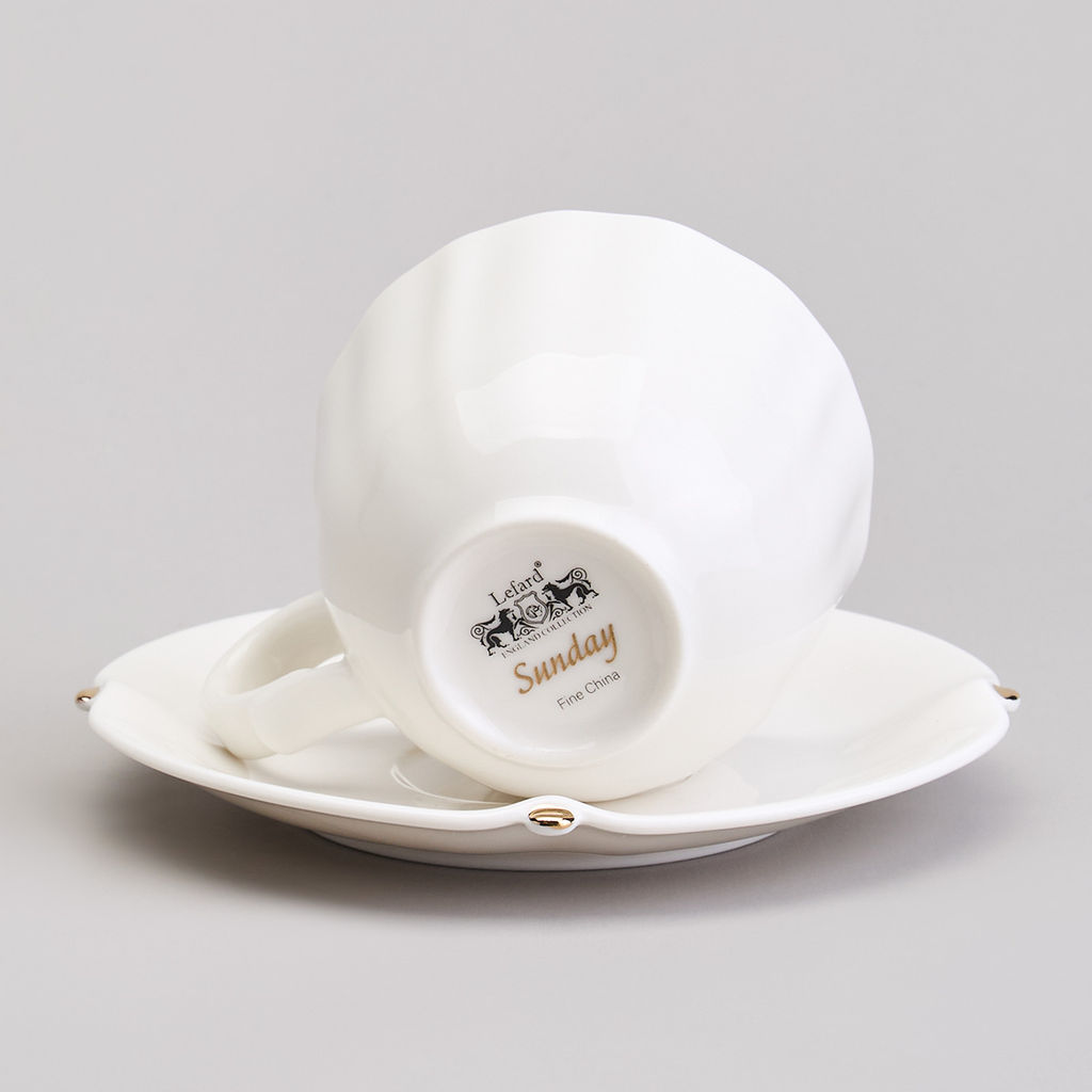 ЧАЙНЫЙ НАБОР LEFARD SUNDAY НА 2 ПЕР. 4 ПР. 220 МЛ ЗОЛОТОЙ  фото 8