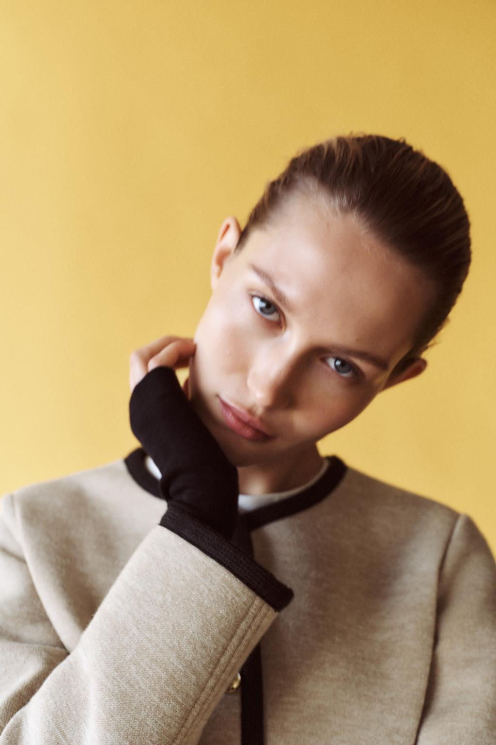 SHORT JACKET WITH TRIMS - Zara фото 7