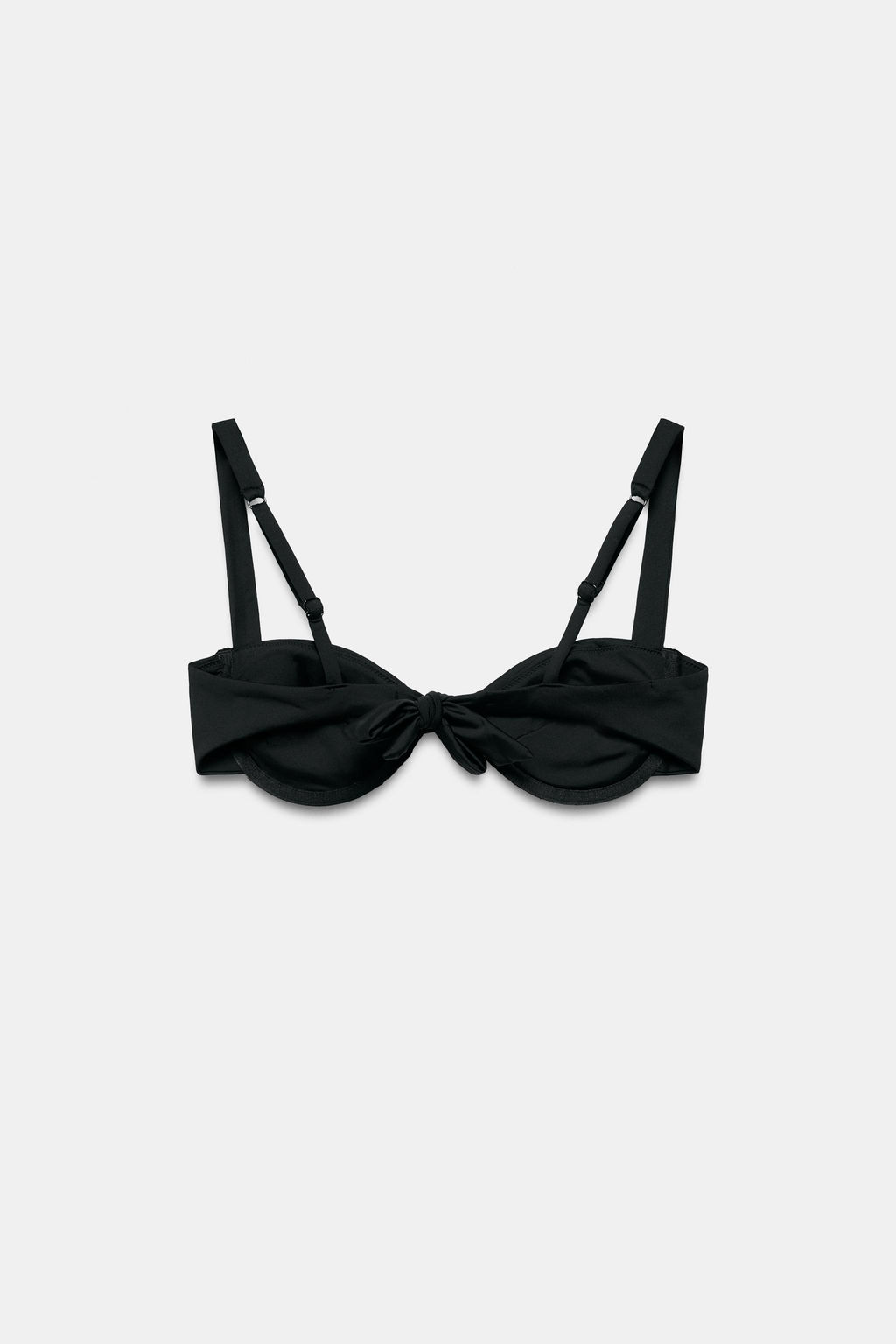 TOP BIKINI AROS PIEZA COMBINADA / Negro - Zara фото 5