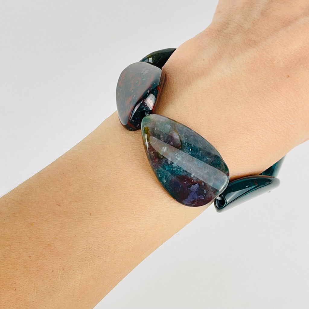 Бусины для украшений из Яшмы (Гелиотроп) - Радуга самоцветов фото 3