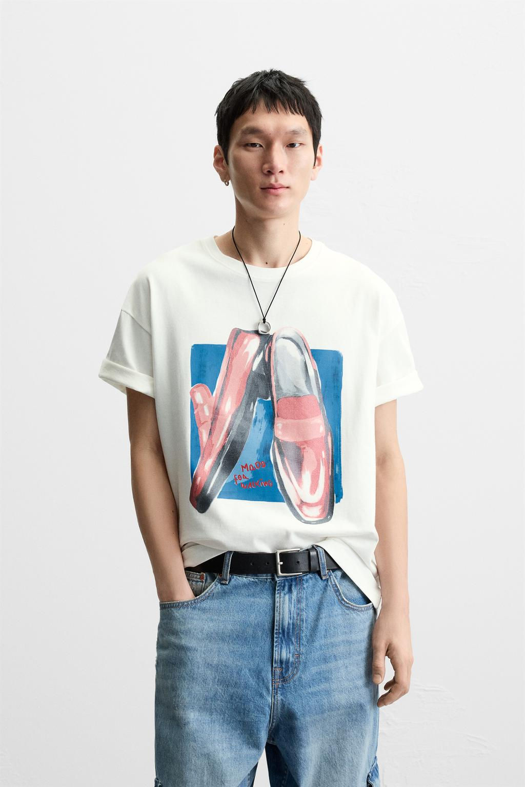 LOAFER PRINT T-SHIRT - Zara фото 2