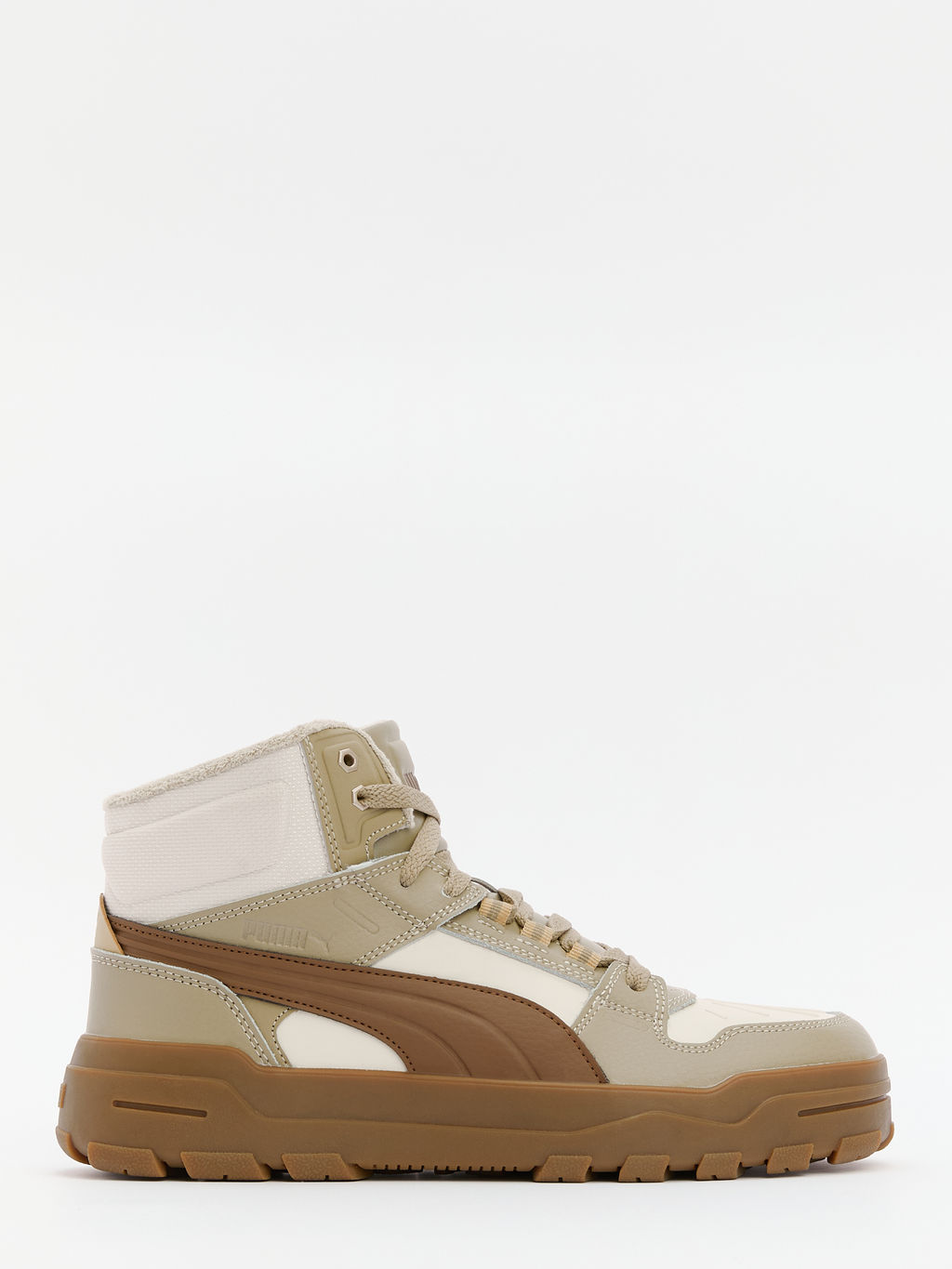 Высокие кеды PUMA Rebound Abrupt WTR Артикул 4153326, серо-бежевый