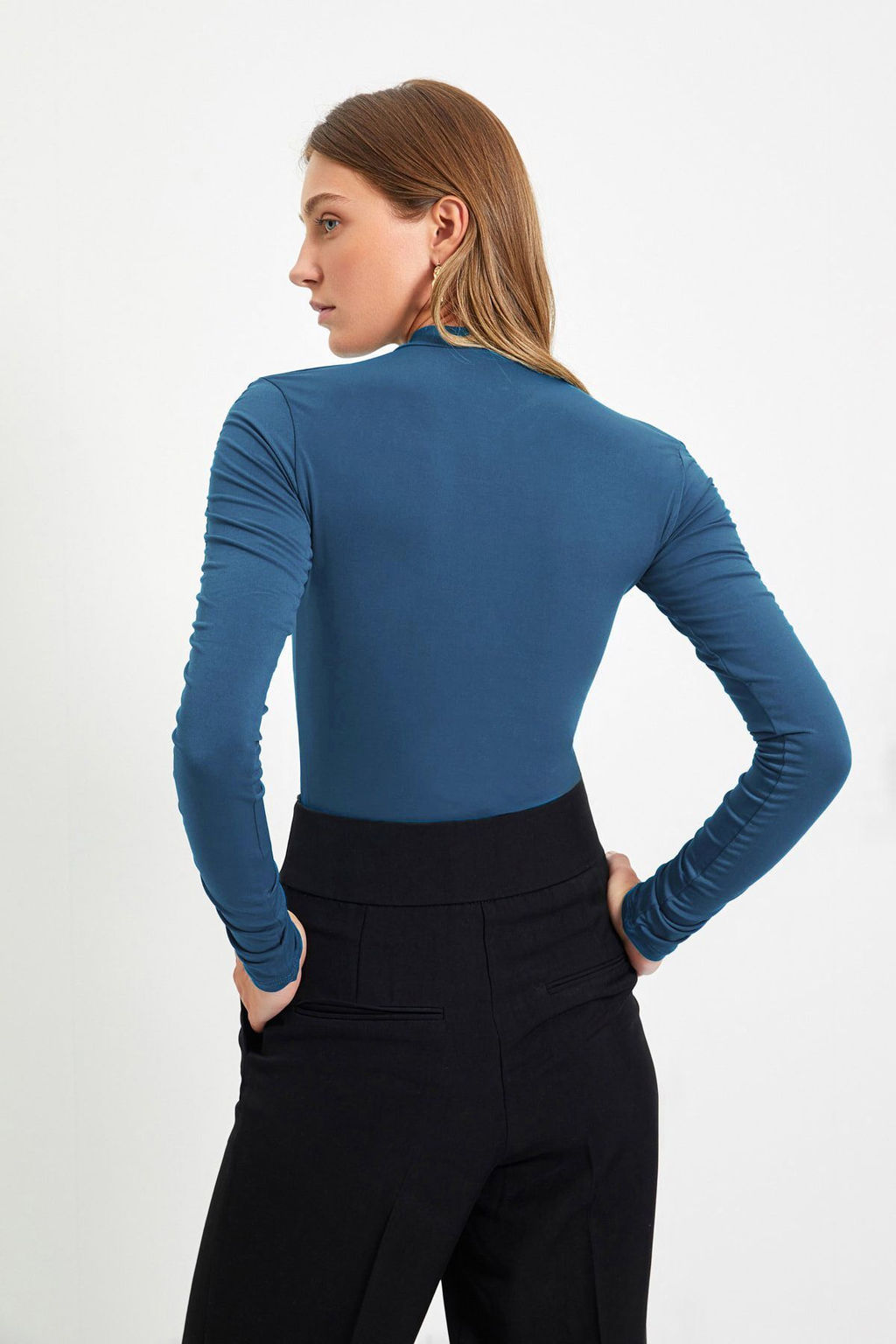 Indigo Slim Buzgulu C?tc?tl? Esnek Orme Body TWOAW20BD0052