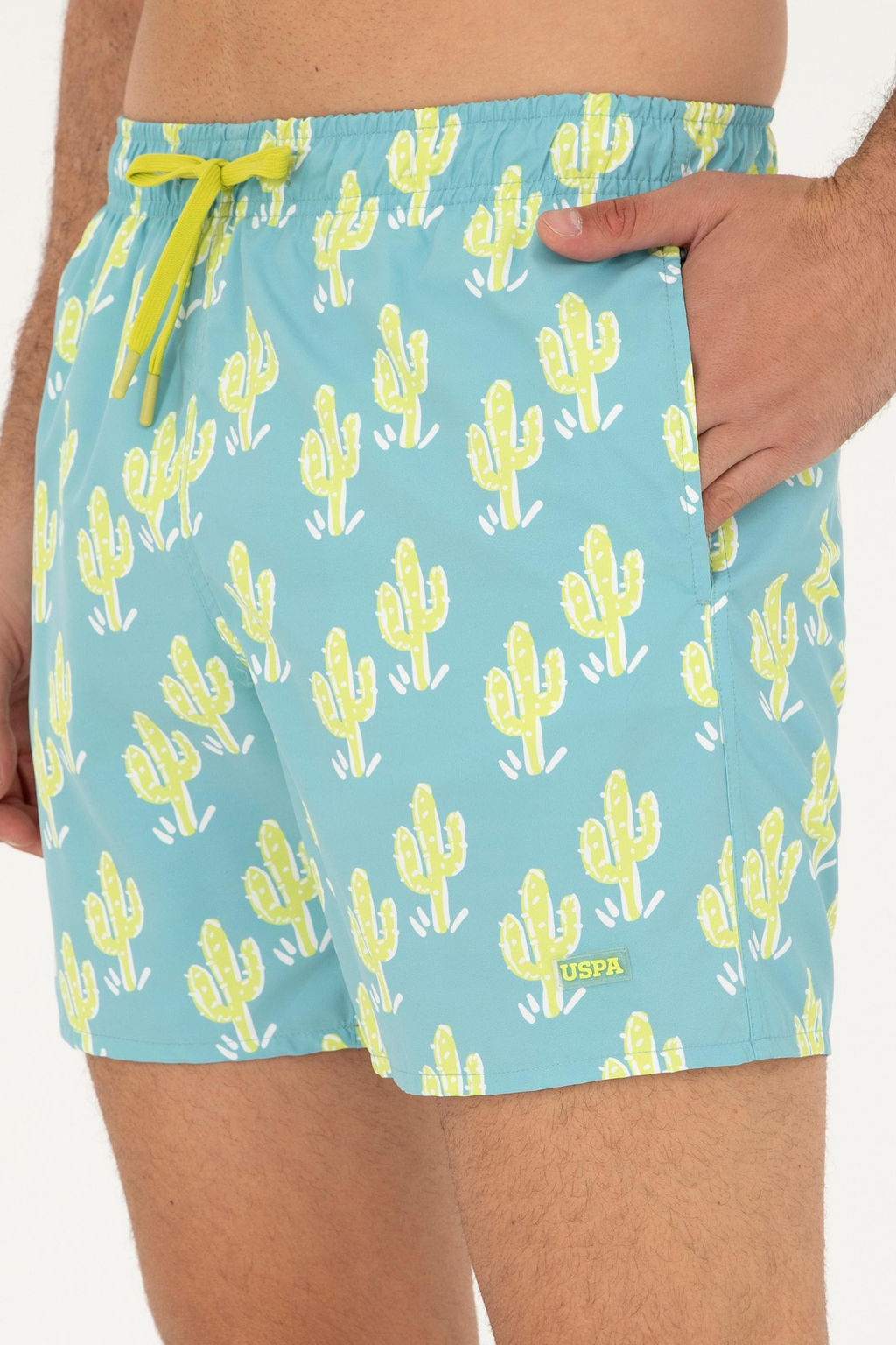 Мужские мятные шорты для плавания Неожиданная скидка в корзине