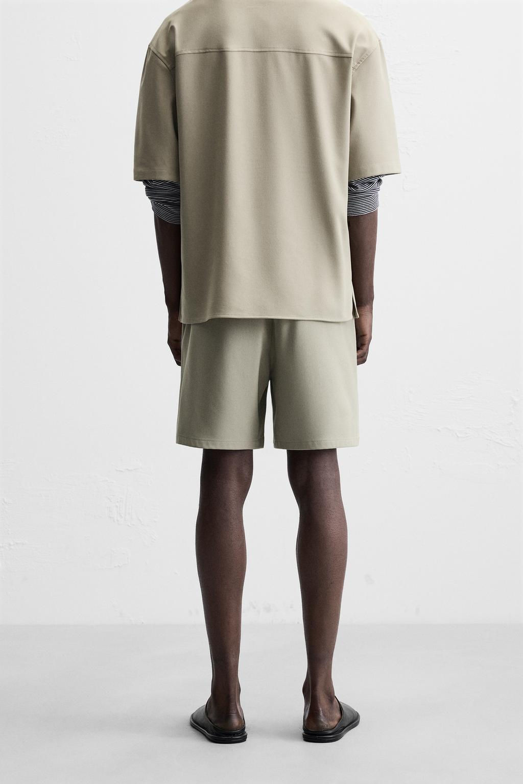 COMFORT REGULAR FIT BERMUDA SHORTS - Zara фото 19