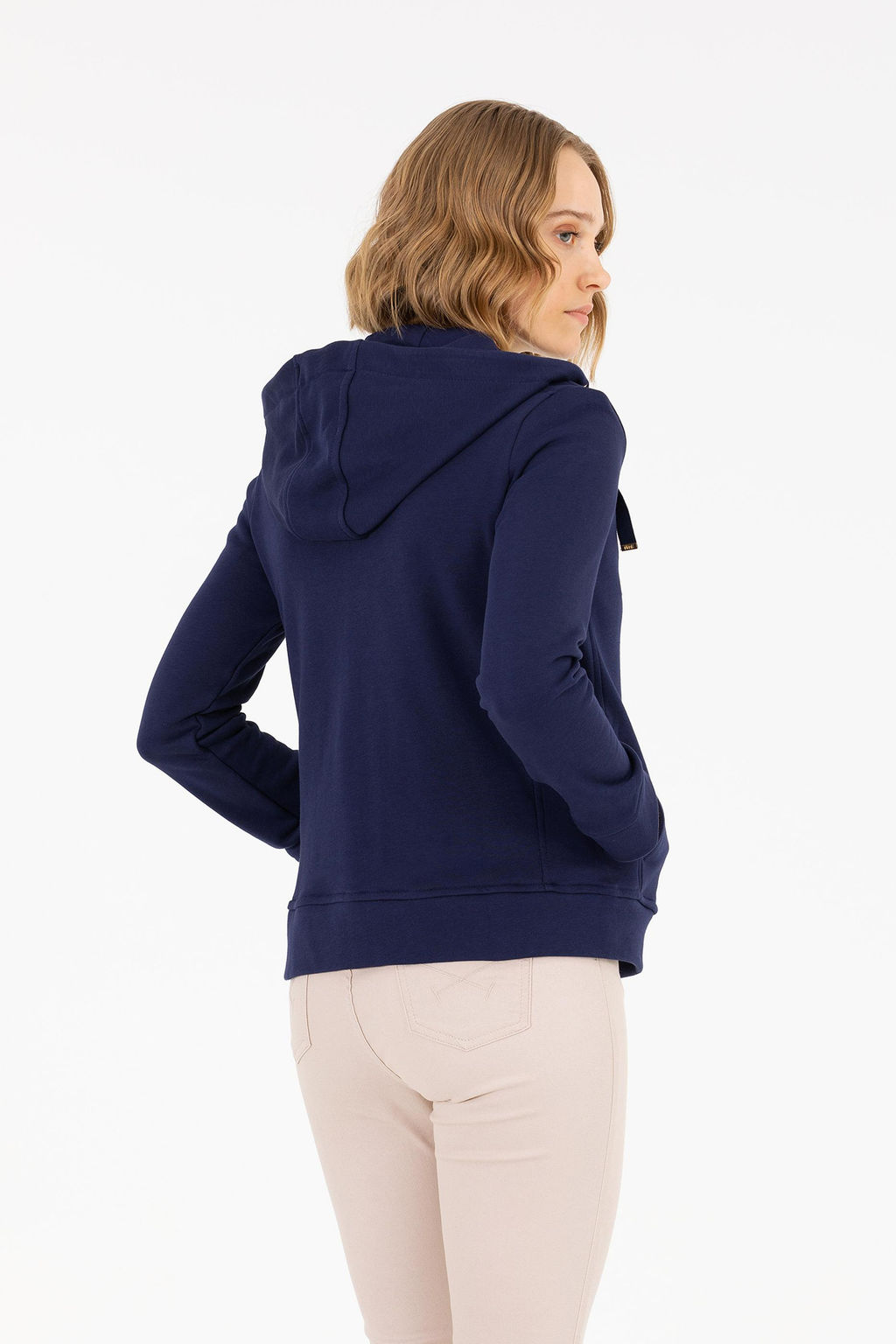 Женская темно-синяя толстовка Basic - U.s. polo assn фото 5