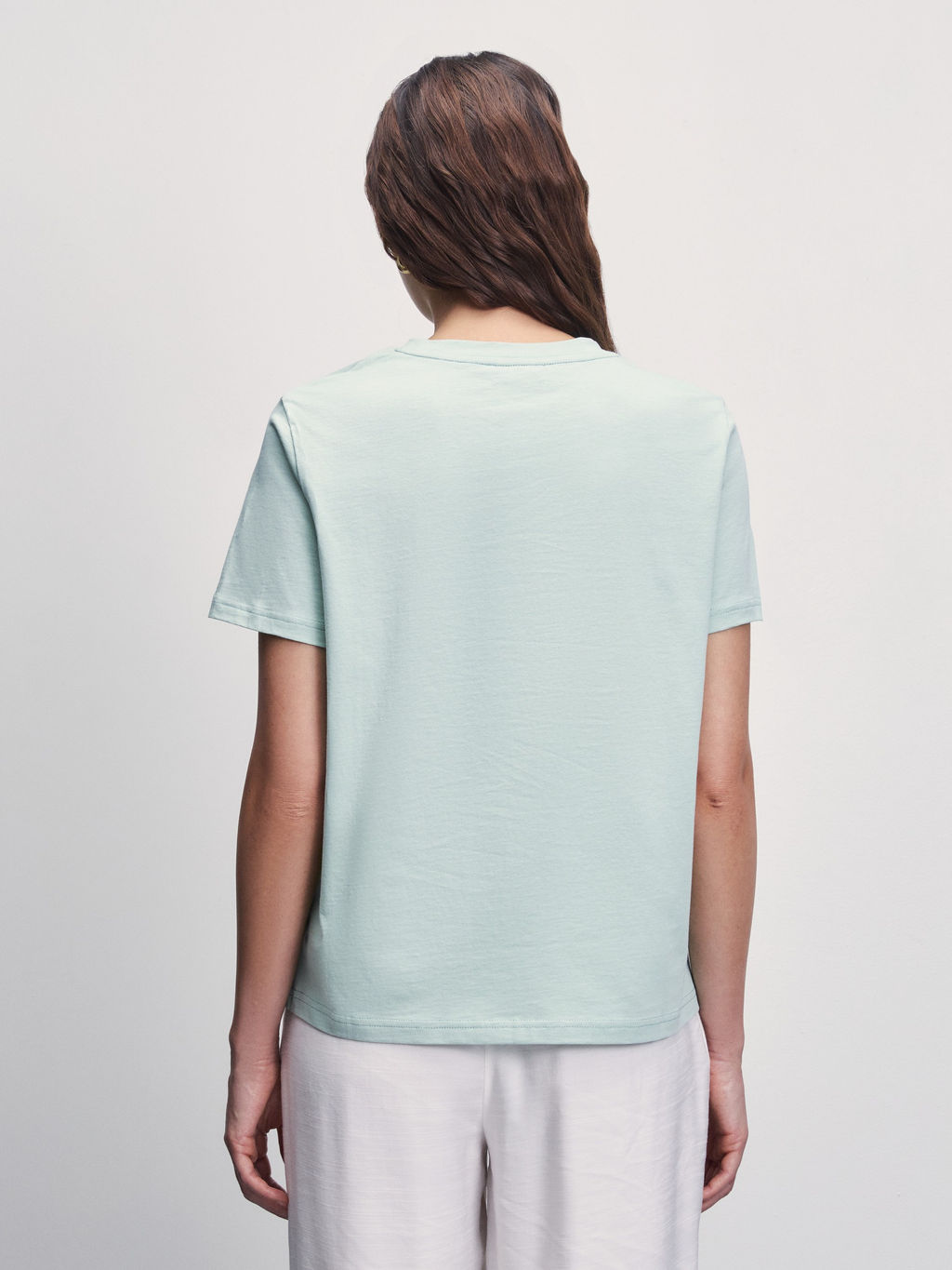 Футболка прямого кроя с принтом / Zarina  фото 5