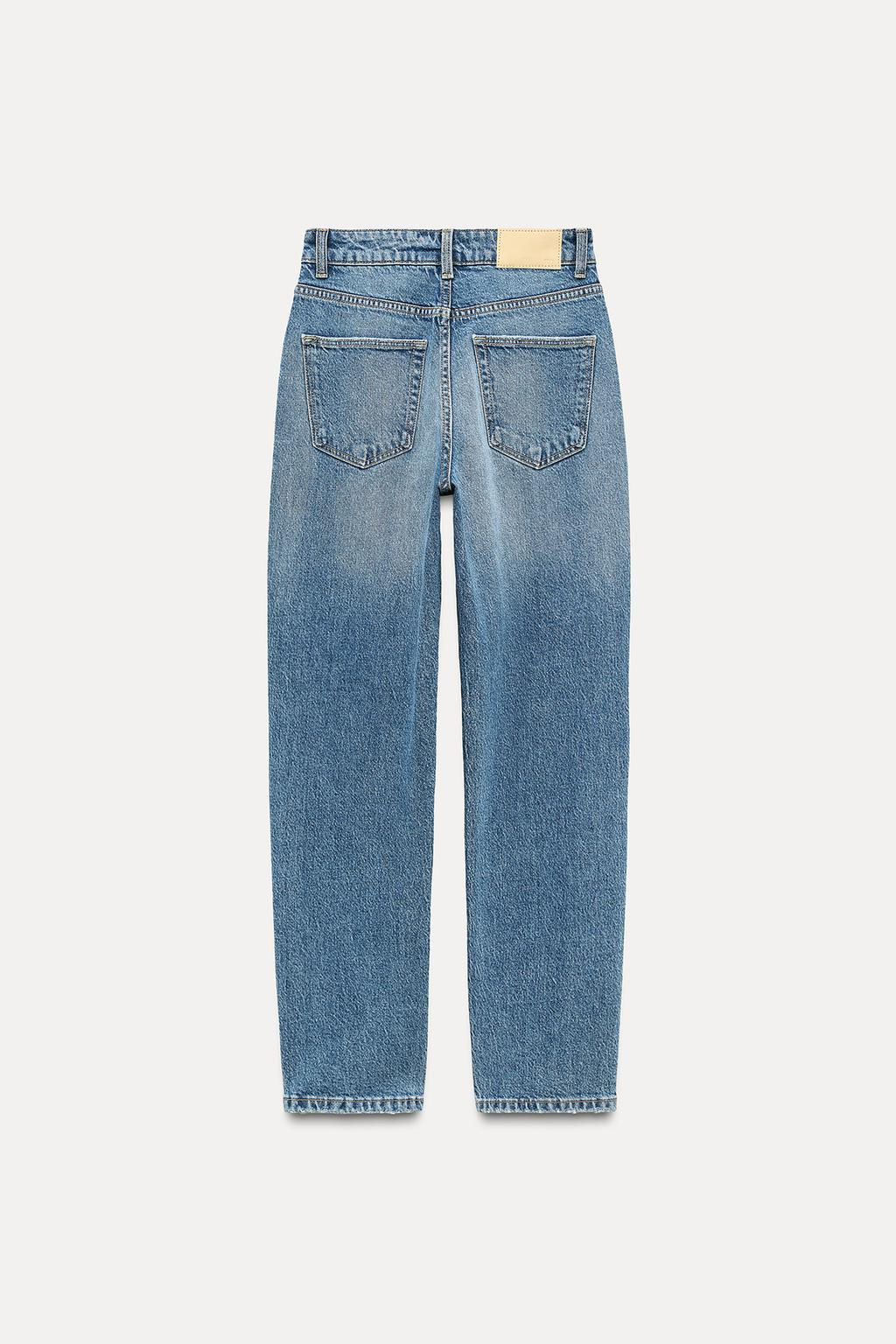Z1975 HIGH-WAIST SLIM MOM LEG JEANS - Zara фото 11