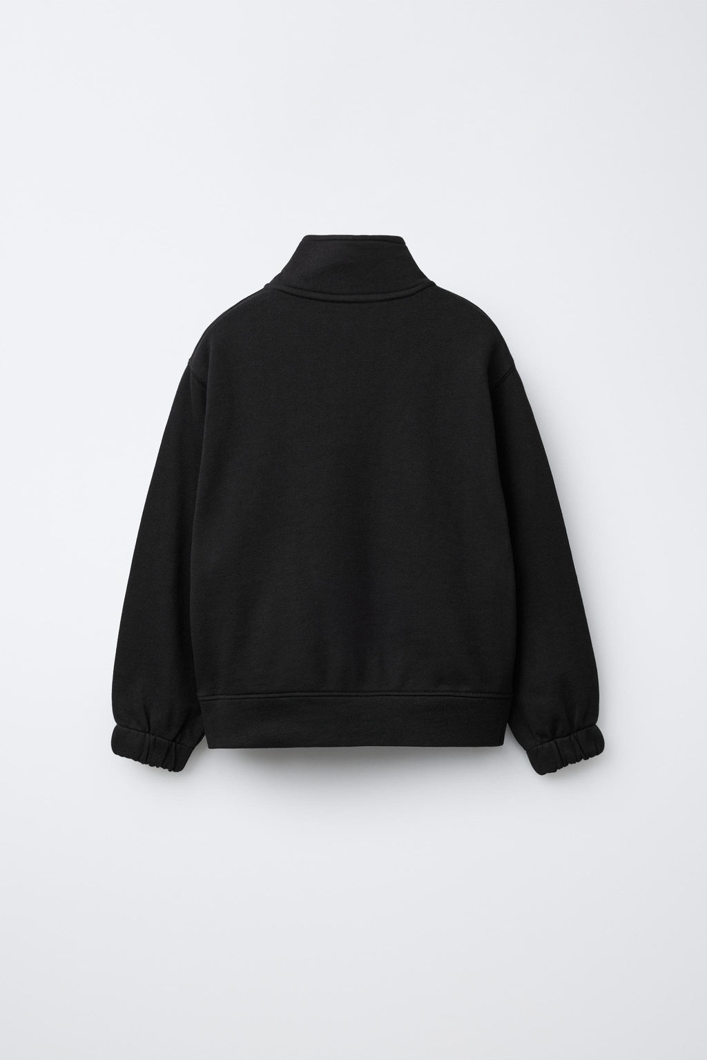 SUDADERA APLIQUE ETIQUETA / Negro - Zara фото 2