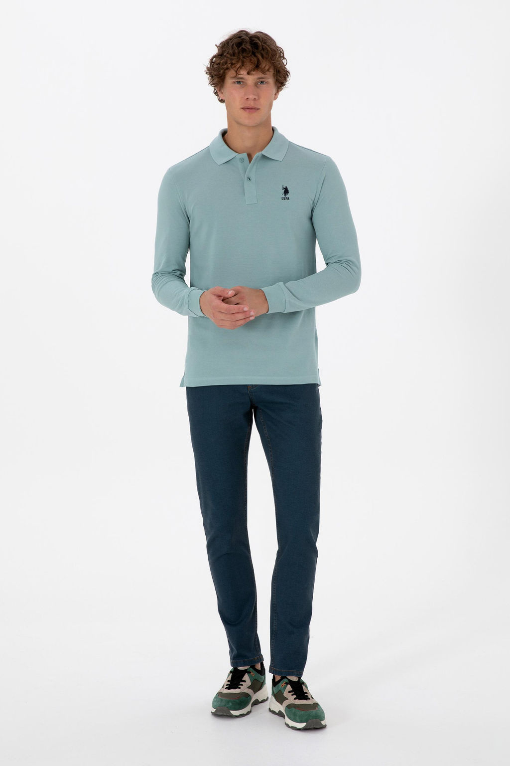 Erkek Mint Basic Sweatshirt Sepette S_rpriz _ndirim - U.s. polo assn фото 4