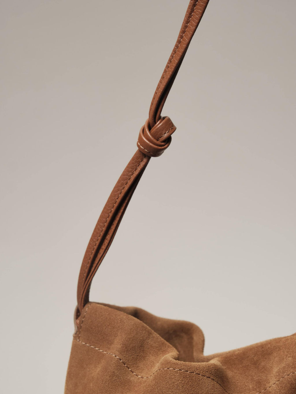 Замшевая сумка Margo DBR 31201 коричневый лист  фото 11