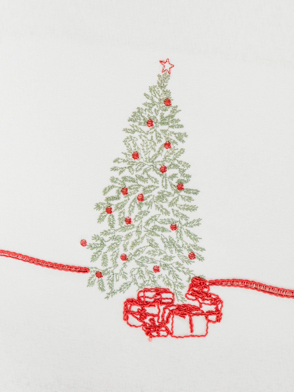 Скатерть, 170х250 см, полиэстер, бежевая, Елка с подарками, Festival - Anna lafarg фото 4