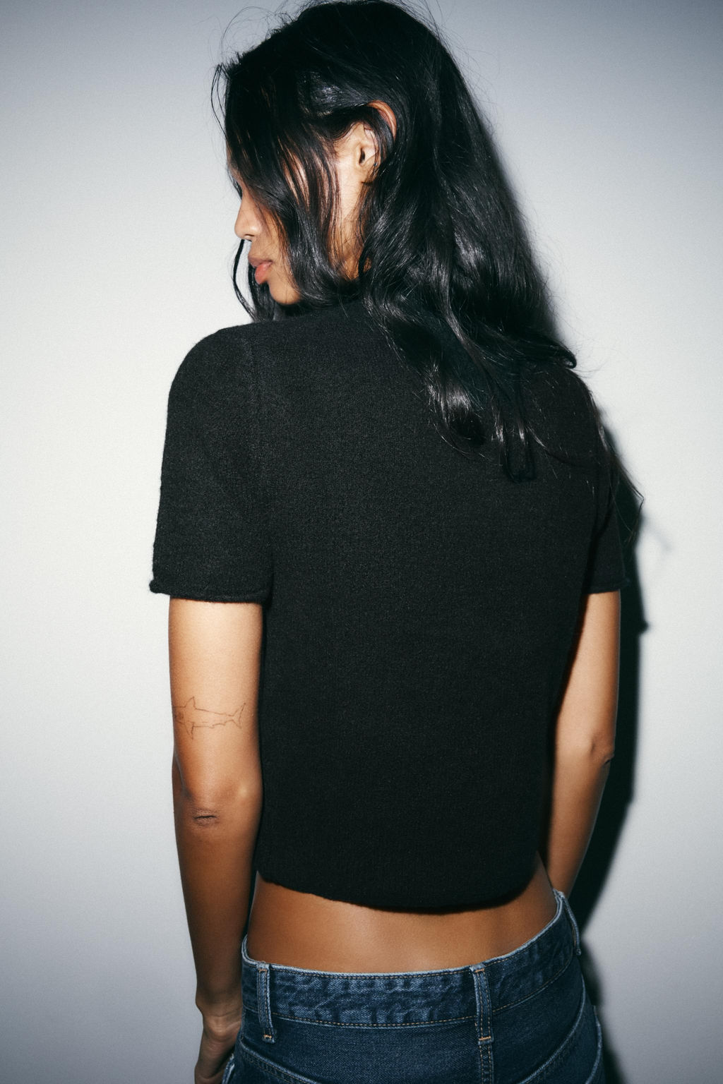 SOFT KNIT SHORT SLEEVE SWEATER - Zara фото 10