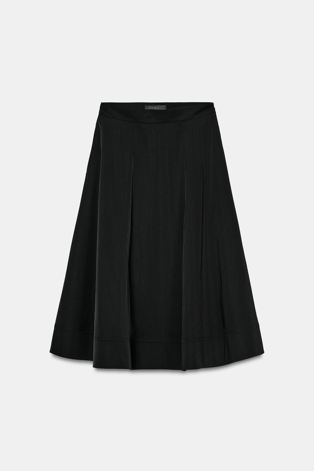 FALDA MIDI CAPA ZW COLLECTION / Negro - Zara фото 6