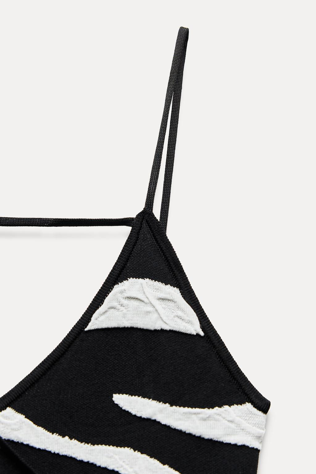 CREASED-EFFECT KNIT DRESS - Zara фото 7