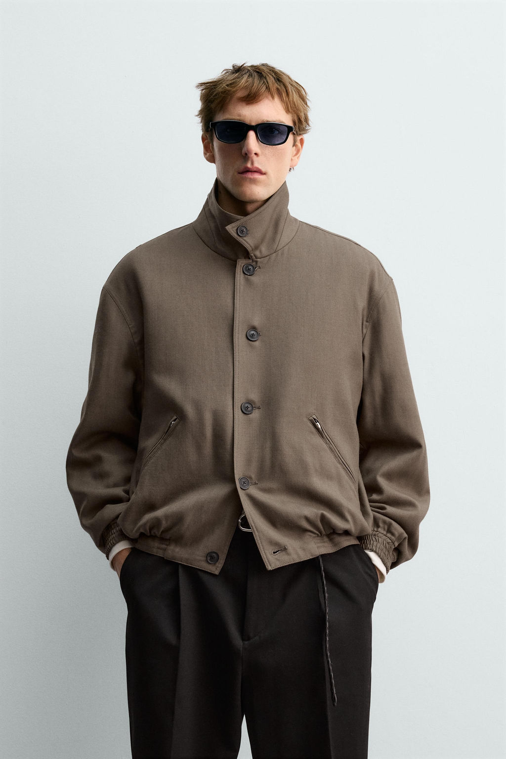 QUILTED 100% WOOL JACKET AARON LEVINE X ZARA фото 2