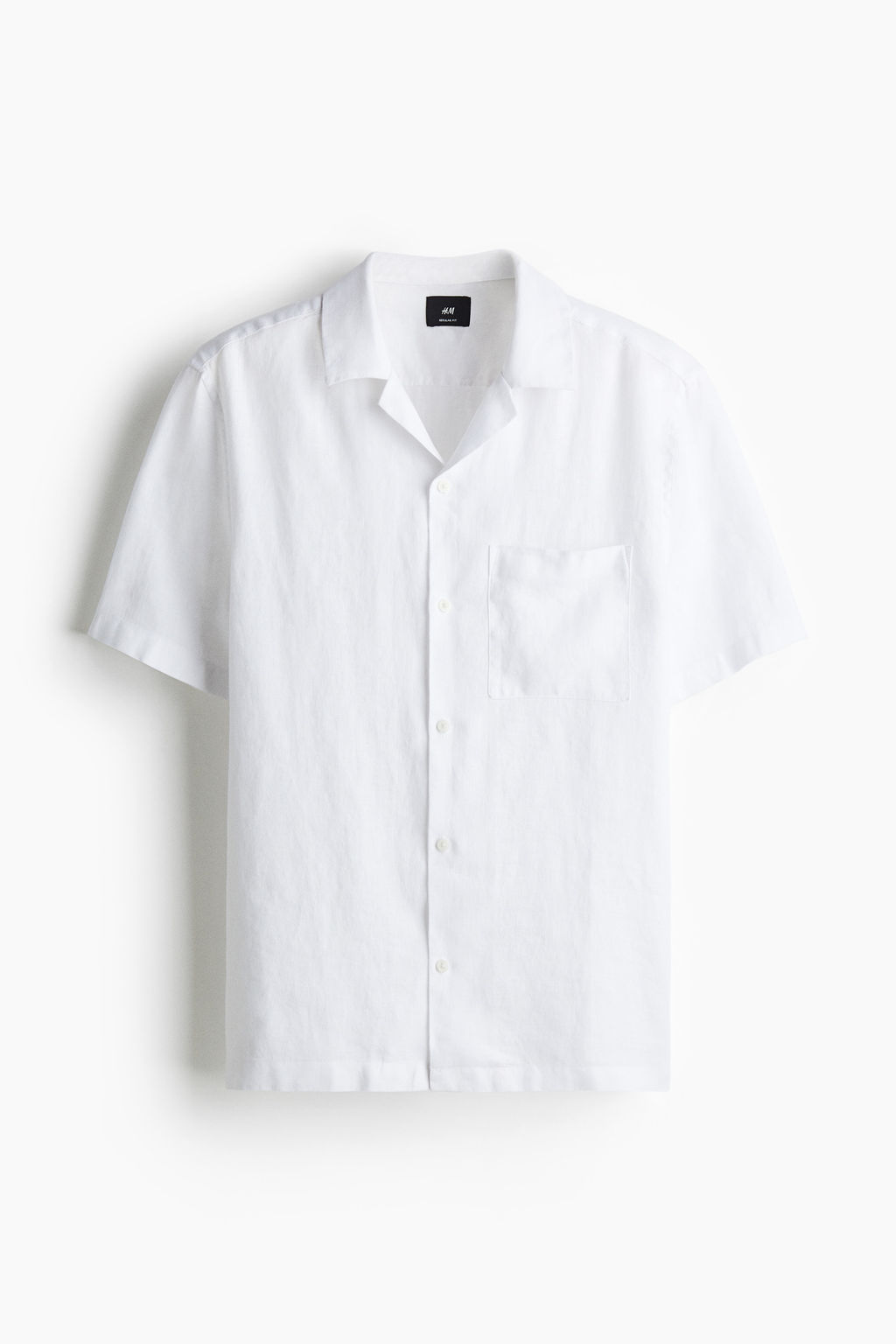 Camisa resort de lino Regular Fit - H&m фото 2