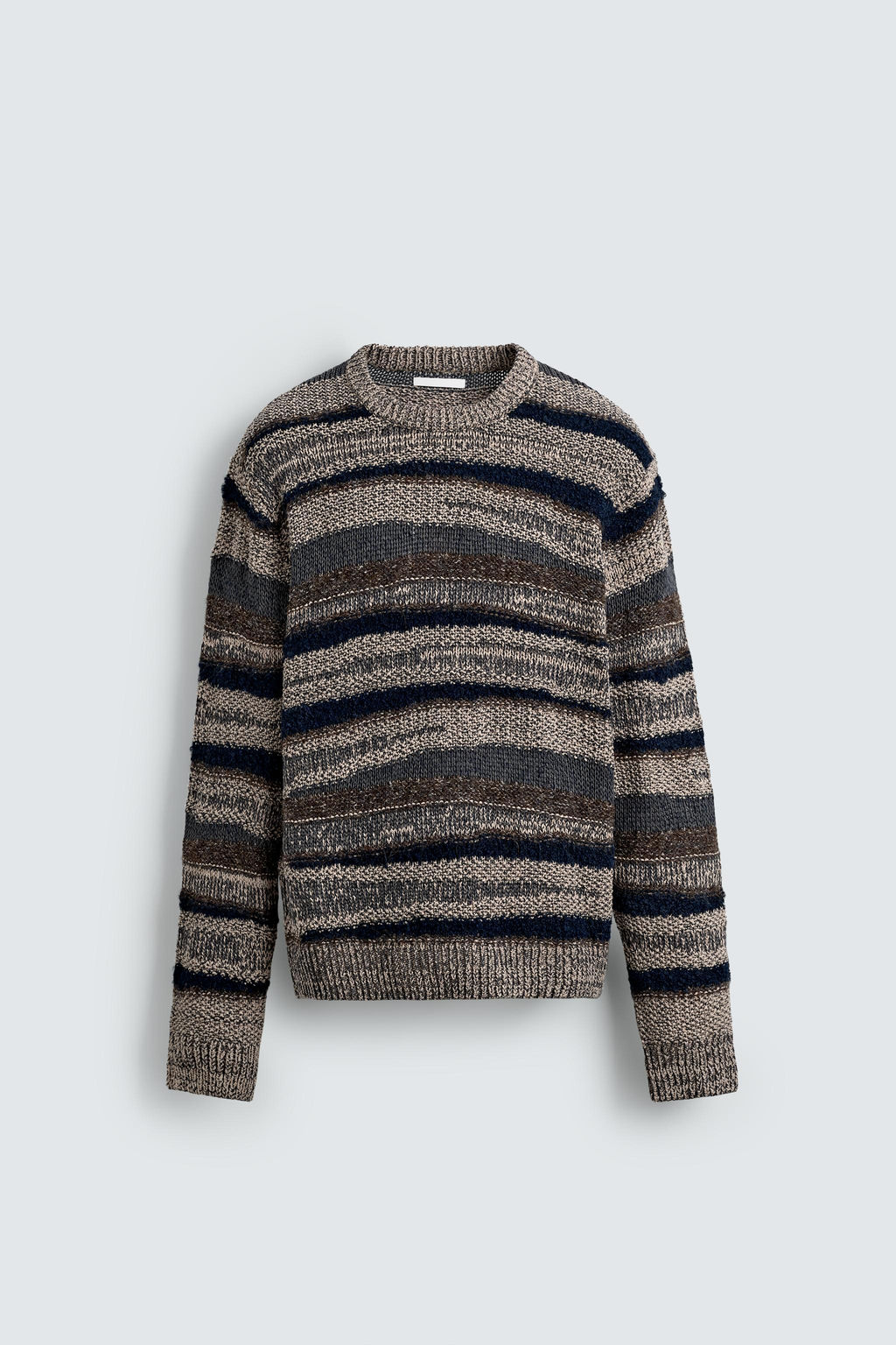 STRIPED JACQUARD SWEATER - Zara фото 6