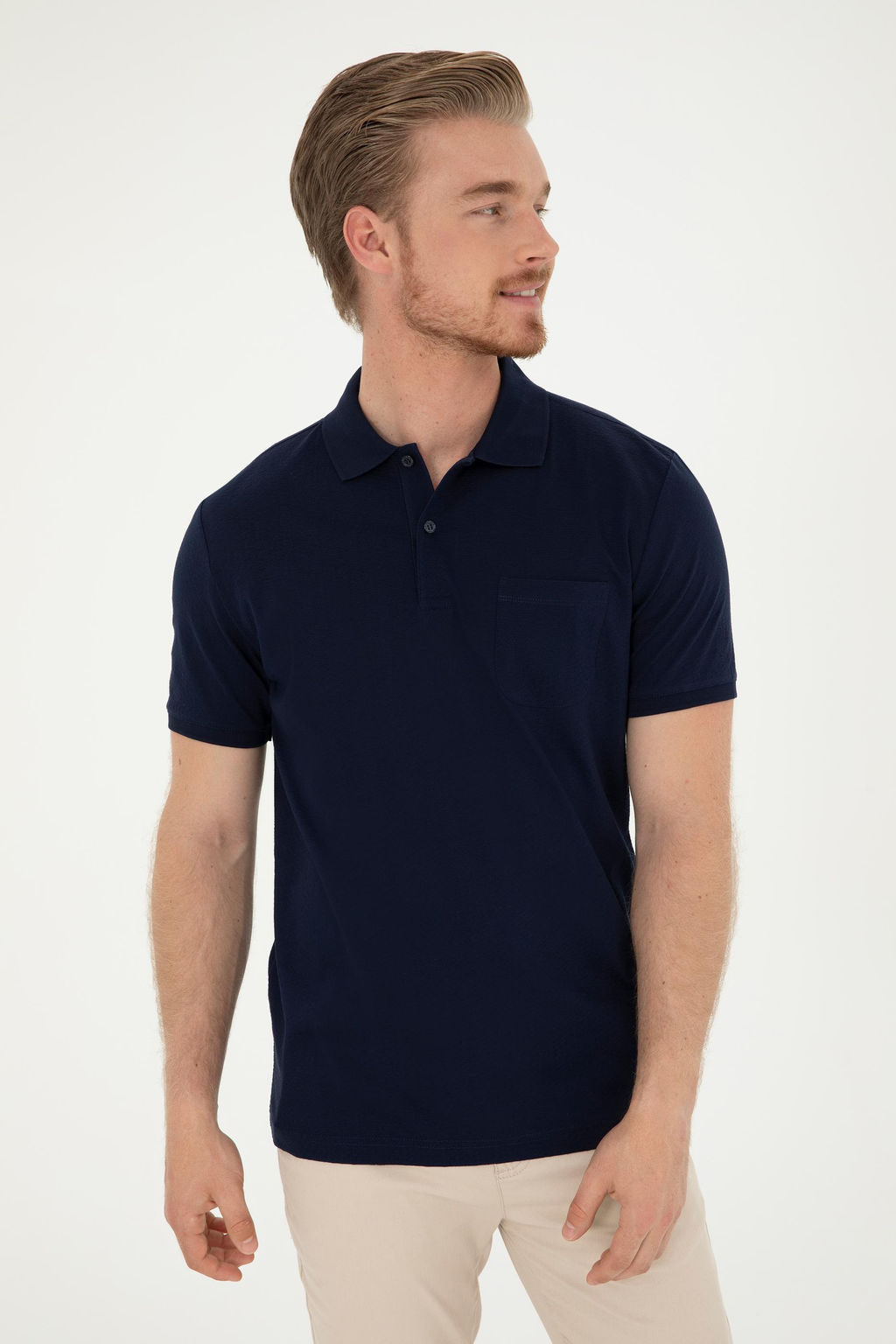 U. S. Polo Assn / Мужская темно-синяя футболка - U.s. polo assn фото 10