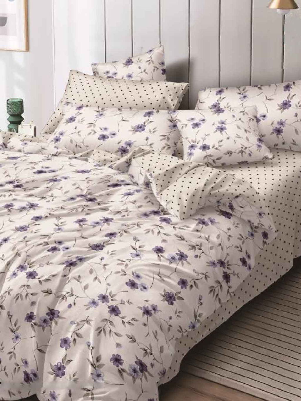 КПБ Поплин Эксклюзив - Анютины глазки 2 сп. (нав.70х70)