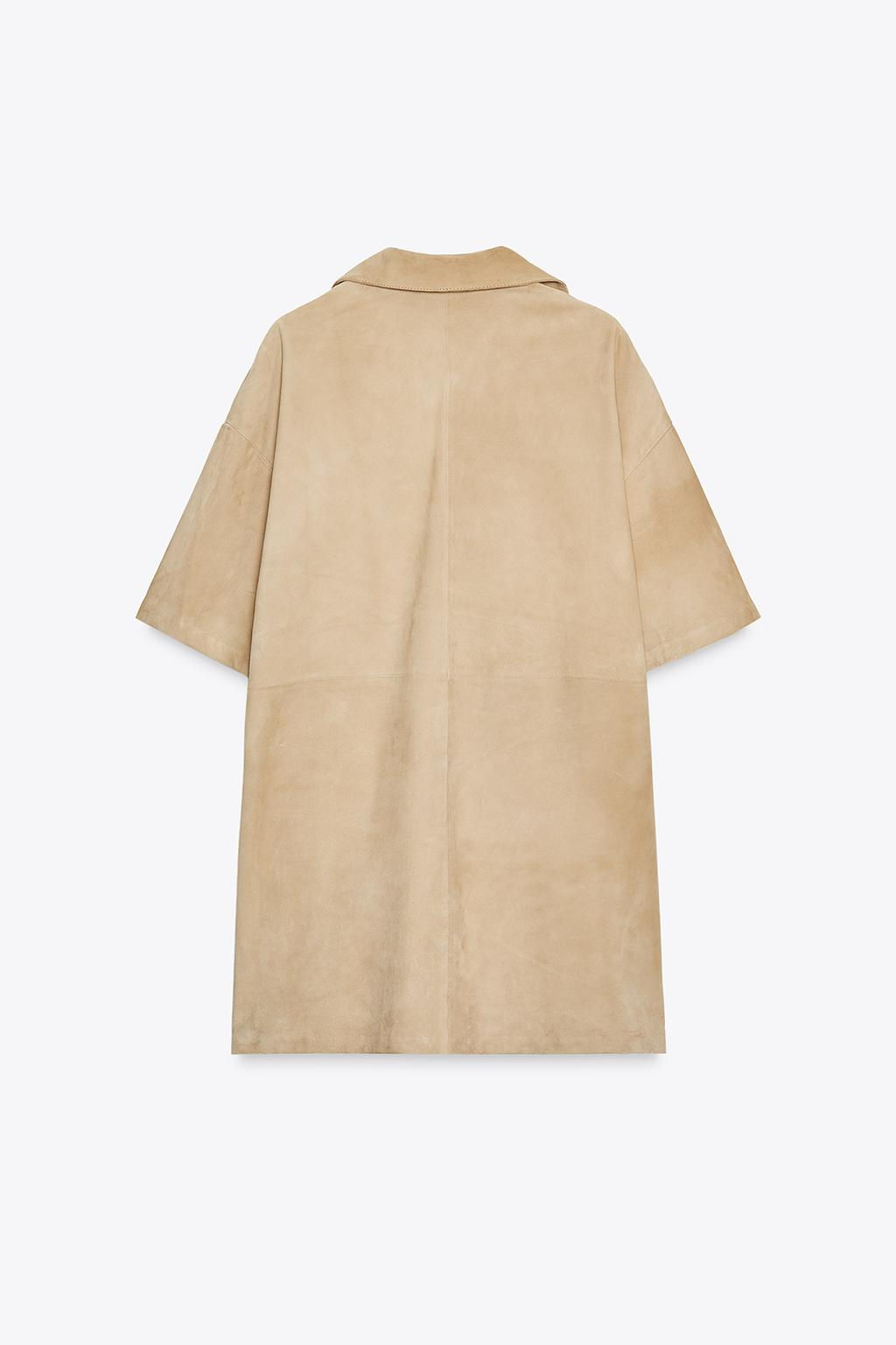 SUEDE LEATHER DRESS ZW COLLECTION LIMITED EDITION - Zara фото 6