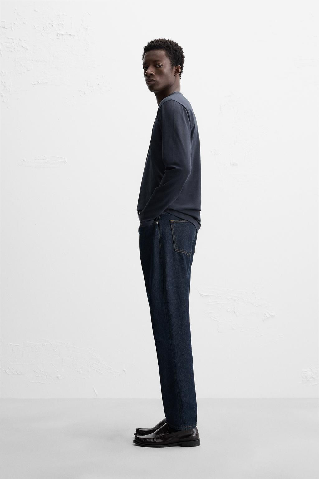 BASIC SLIM FIT T-SHIRT - Zara фото 20