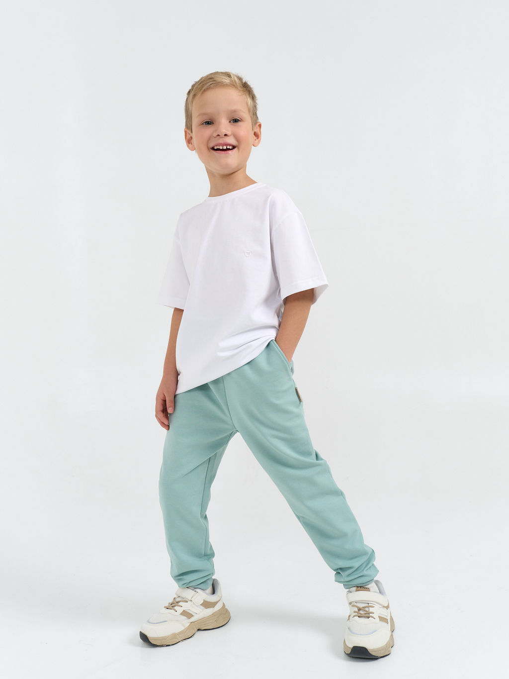 Джоггеры облегченные Ментол с карманами - Bungly фото 4