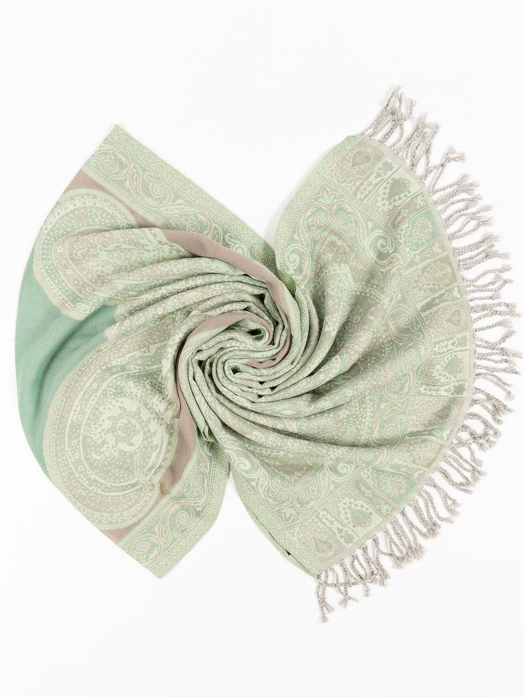 Палантин (шерсть100%) № Тк700/97 - Ганг фото 2