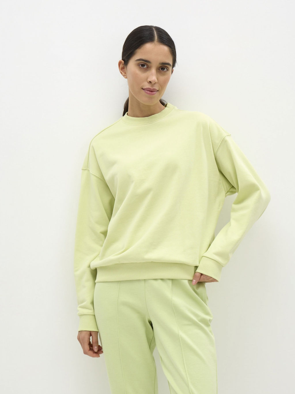 Conso/PL 240478 - lime Свитшот женский