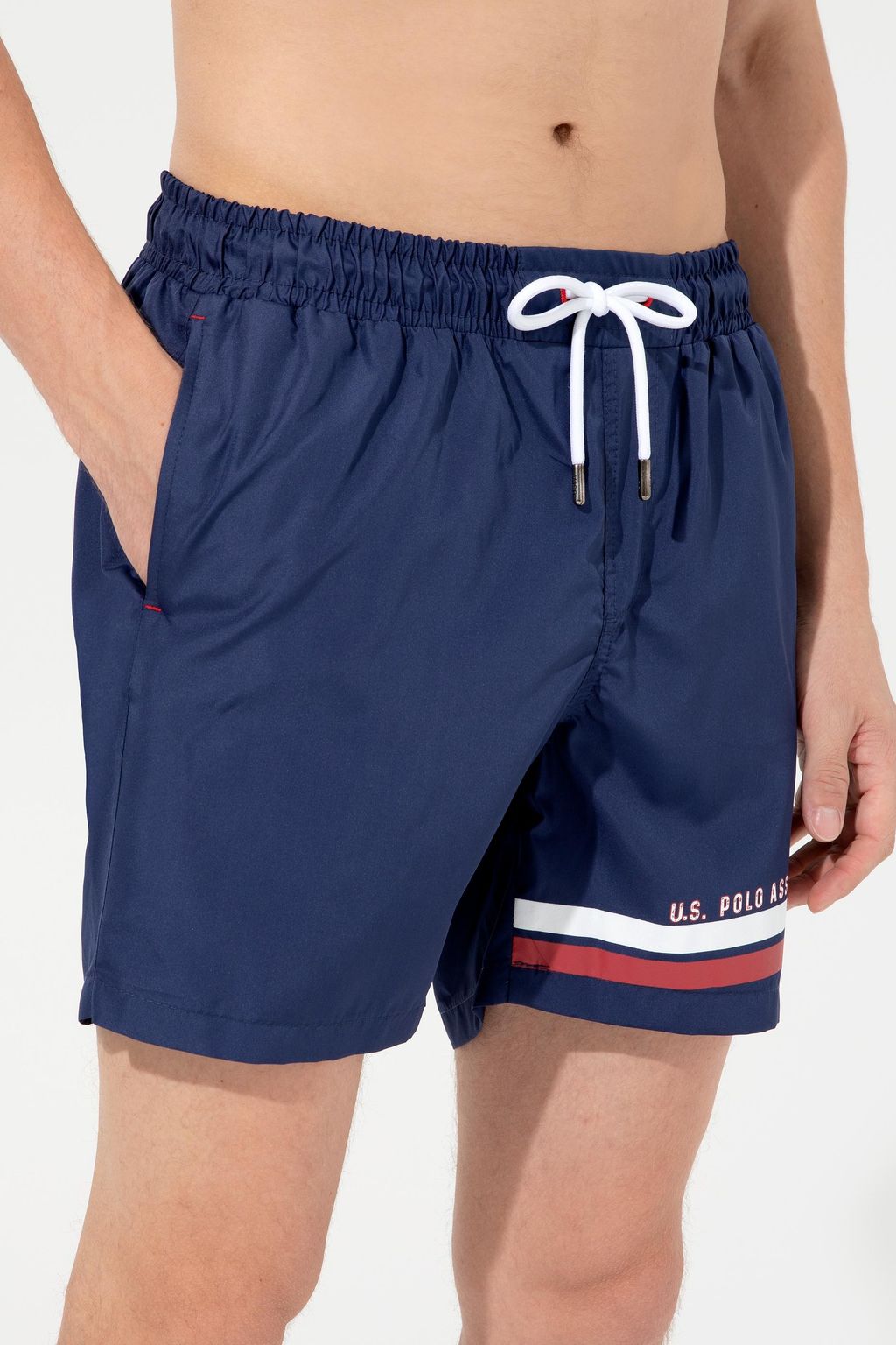 U. S. Polo Assn Мужские темно-синие шорты для плавания - U.s. polo assn фото 3