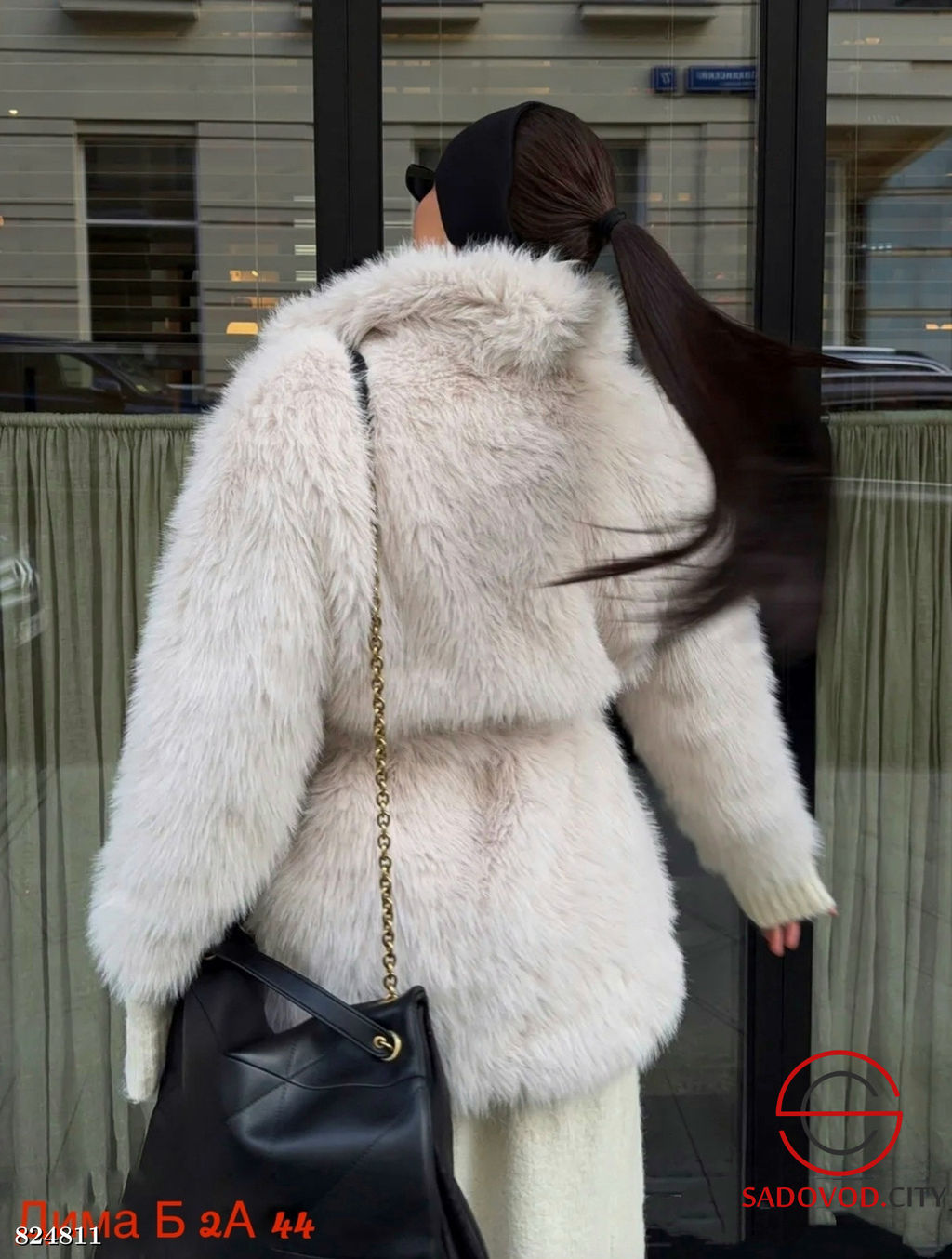 Шуба женская из искусственного меха