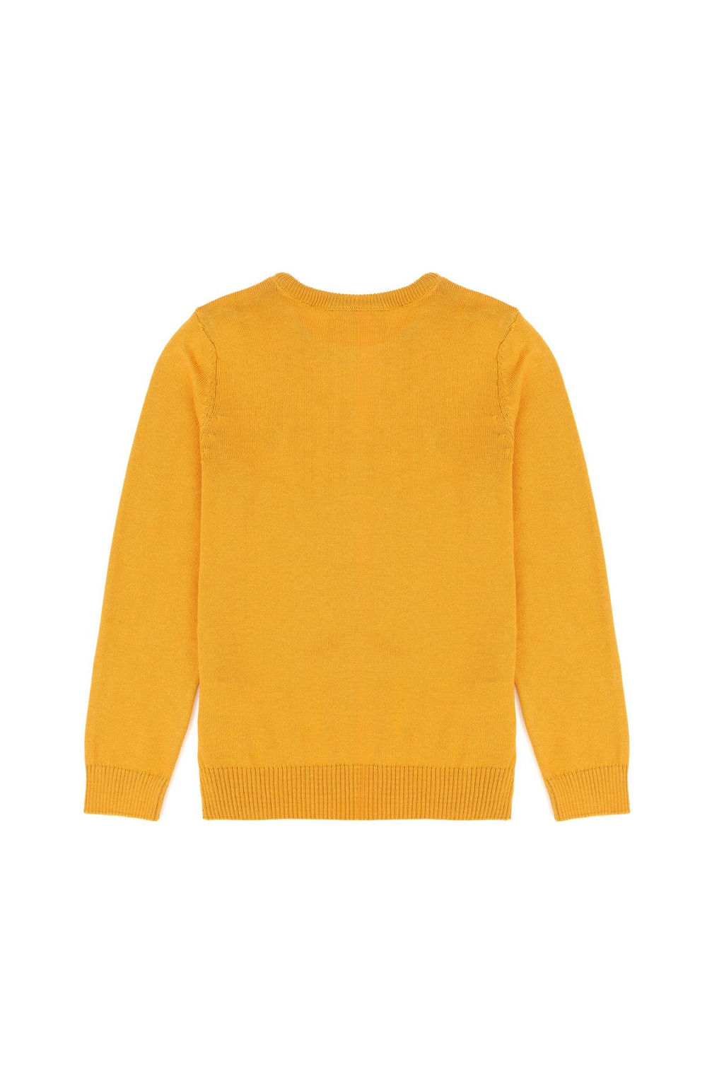 U. S. Polo Assn Базовый свитер горчичного цвета для мальчика - U.s. polo assn фото 2