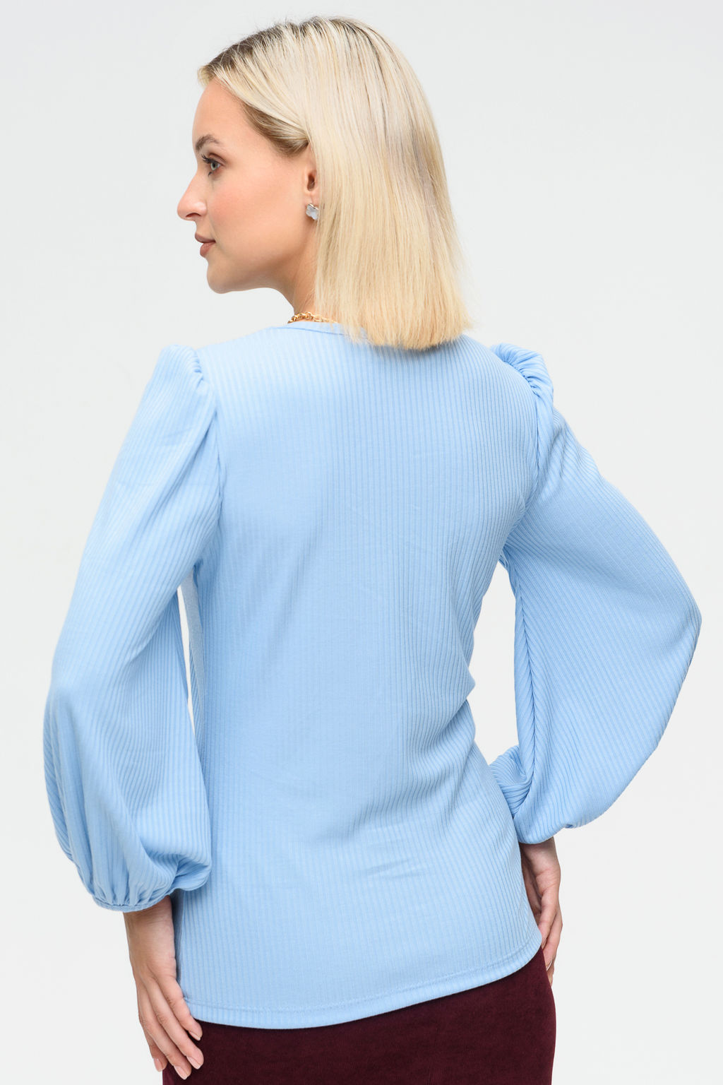 Блузка женская 4219/07/Голубой - Rise фото 5