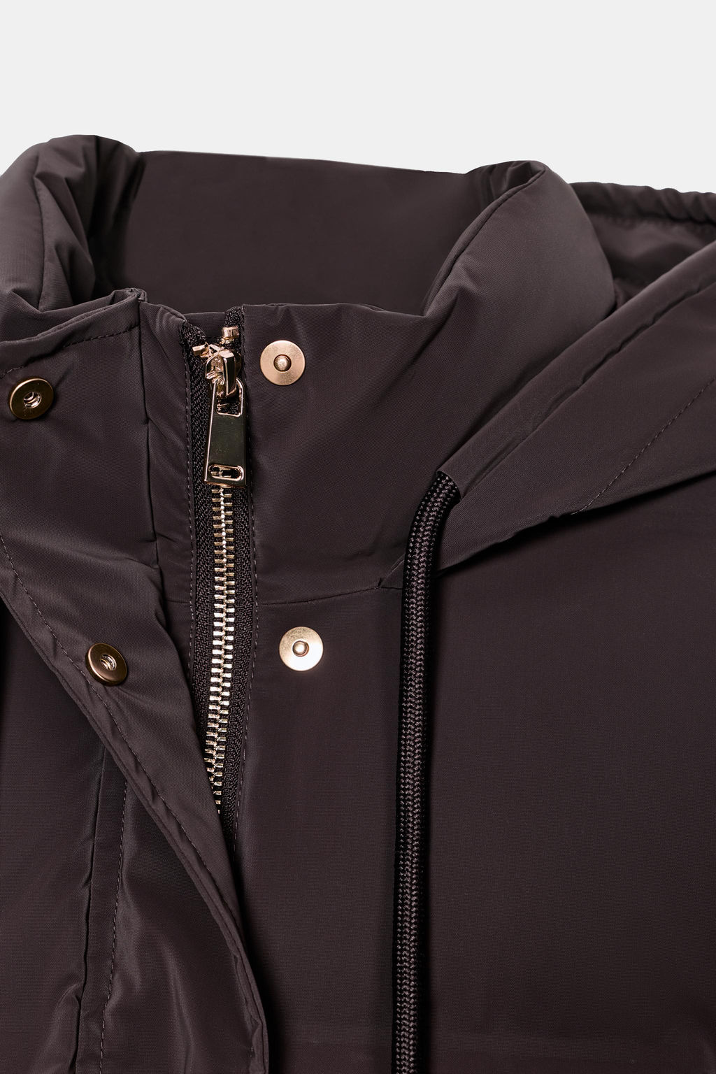 WINDPROOF RUBBERISED FABRIC MID-LENGTH ANORAK - Zara фото 7
