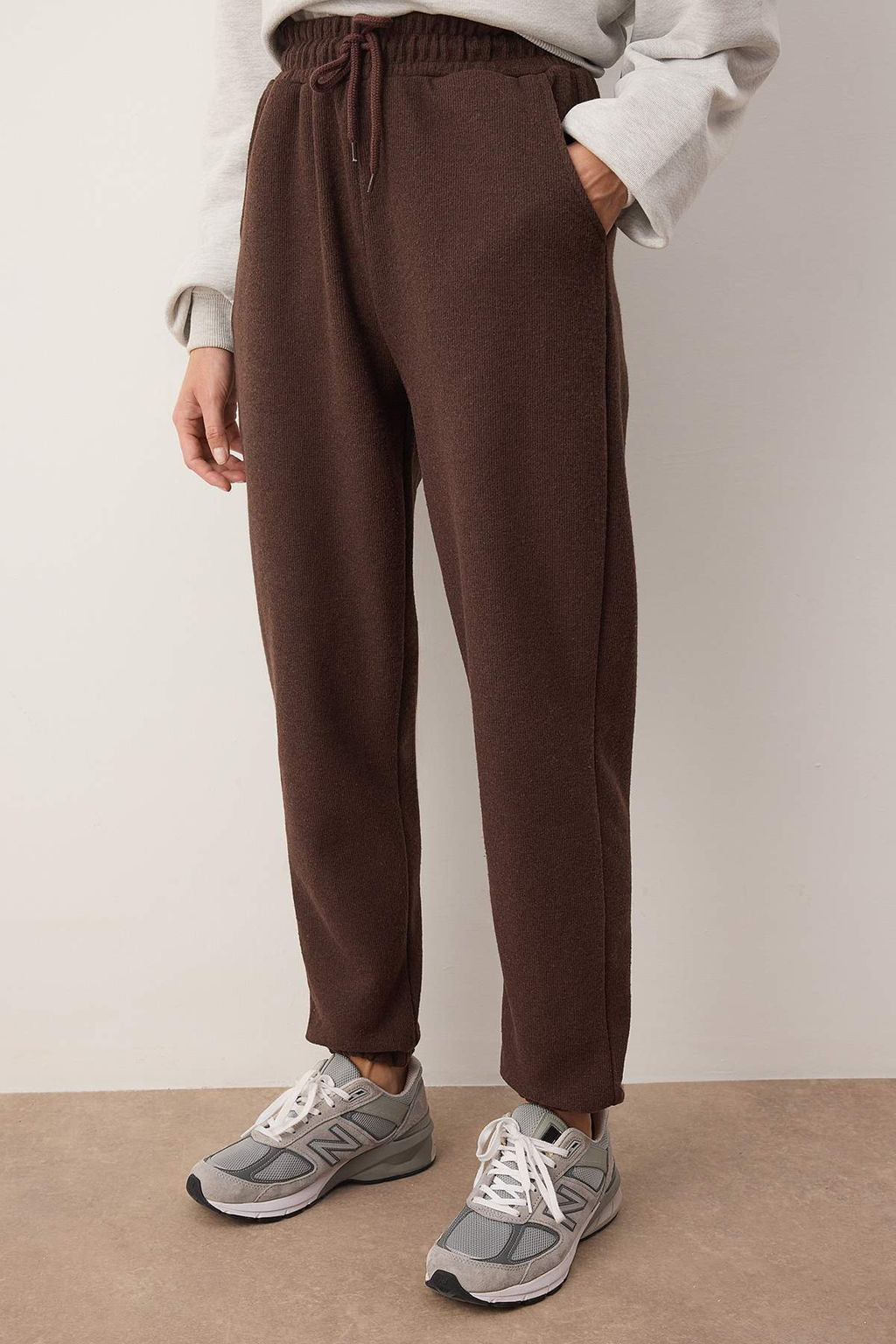 Gri Selanik Rahat Kal?p Cepli Orme Spor Esofman Alt? TWOAW21EA0168 - Trendyolmilla фото 31