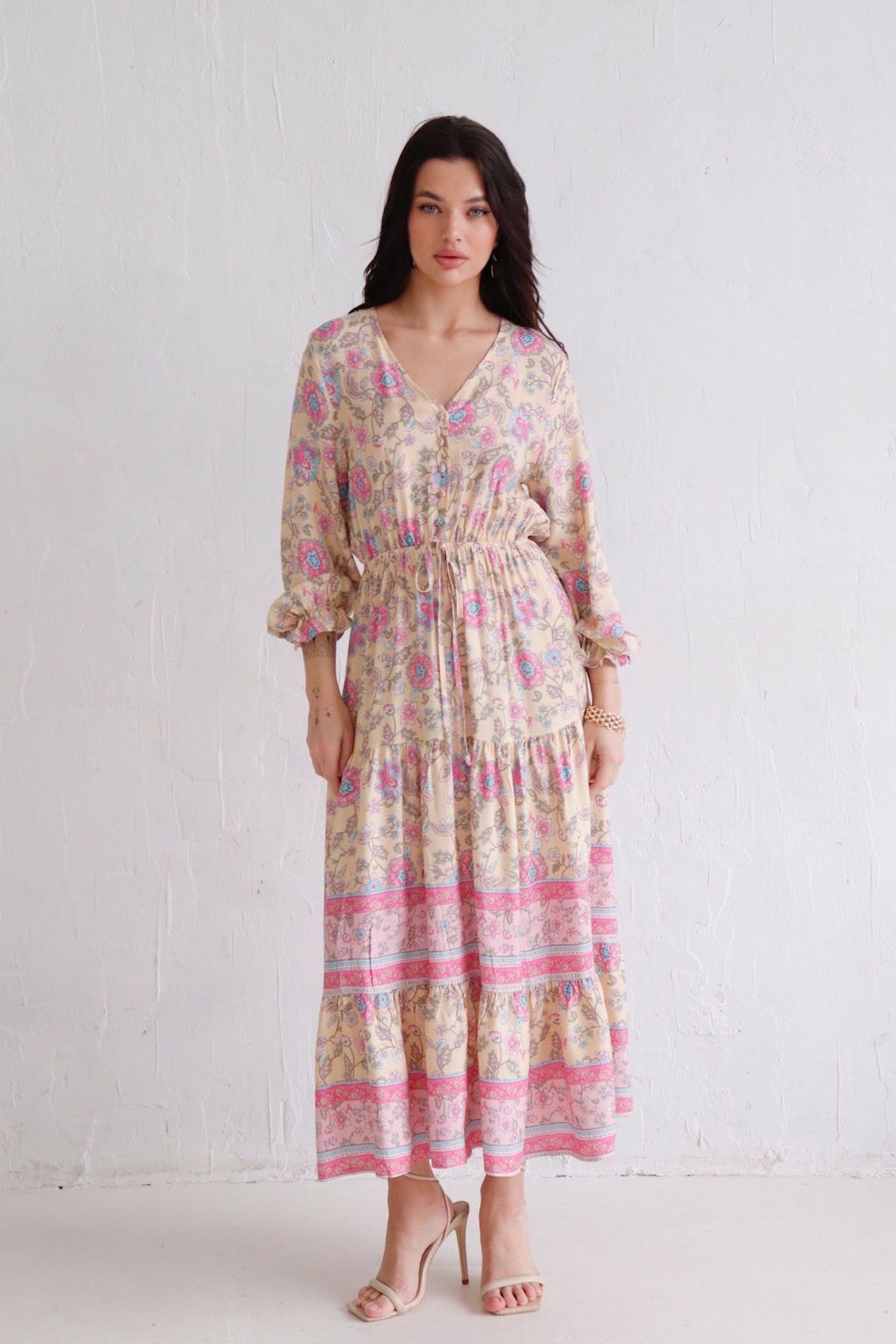 12129 Платье летнее с цветочным принтом - Martichelli фото 10