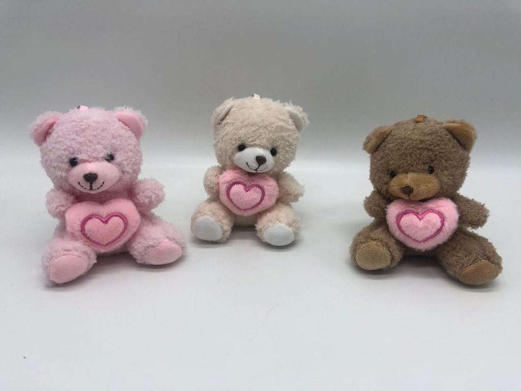Мягкая игрушка брелок Мишка с сердечком 12 см в ассортименте - Storyland фото 10