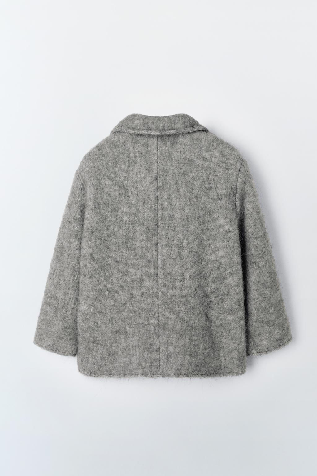 WOOL AND ALPACA BLEND COAT- LIMITED EDITION - Zara фото 4