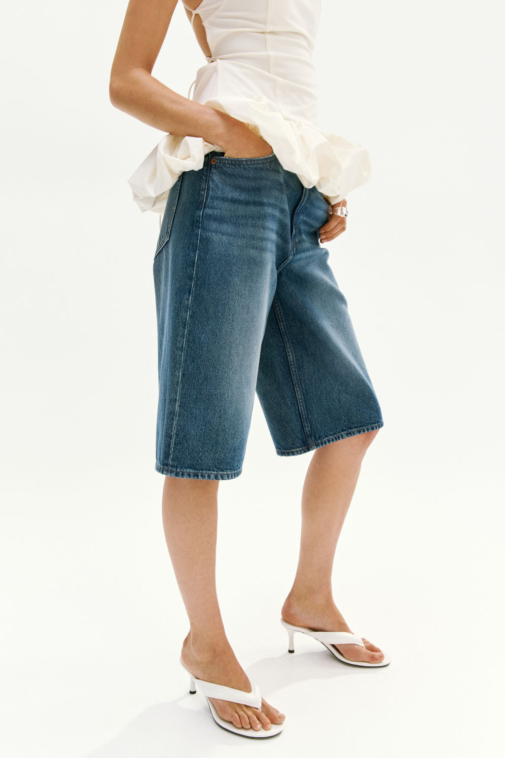 Bermudas en denim - H&m фото 10