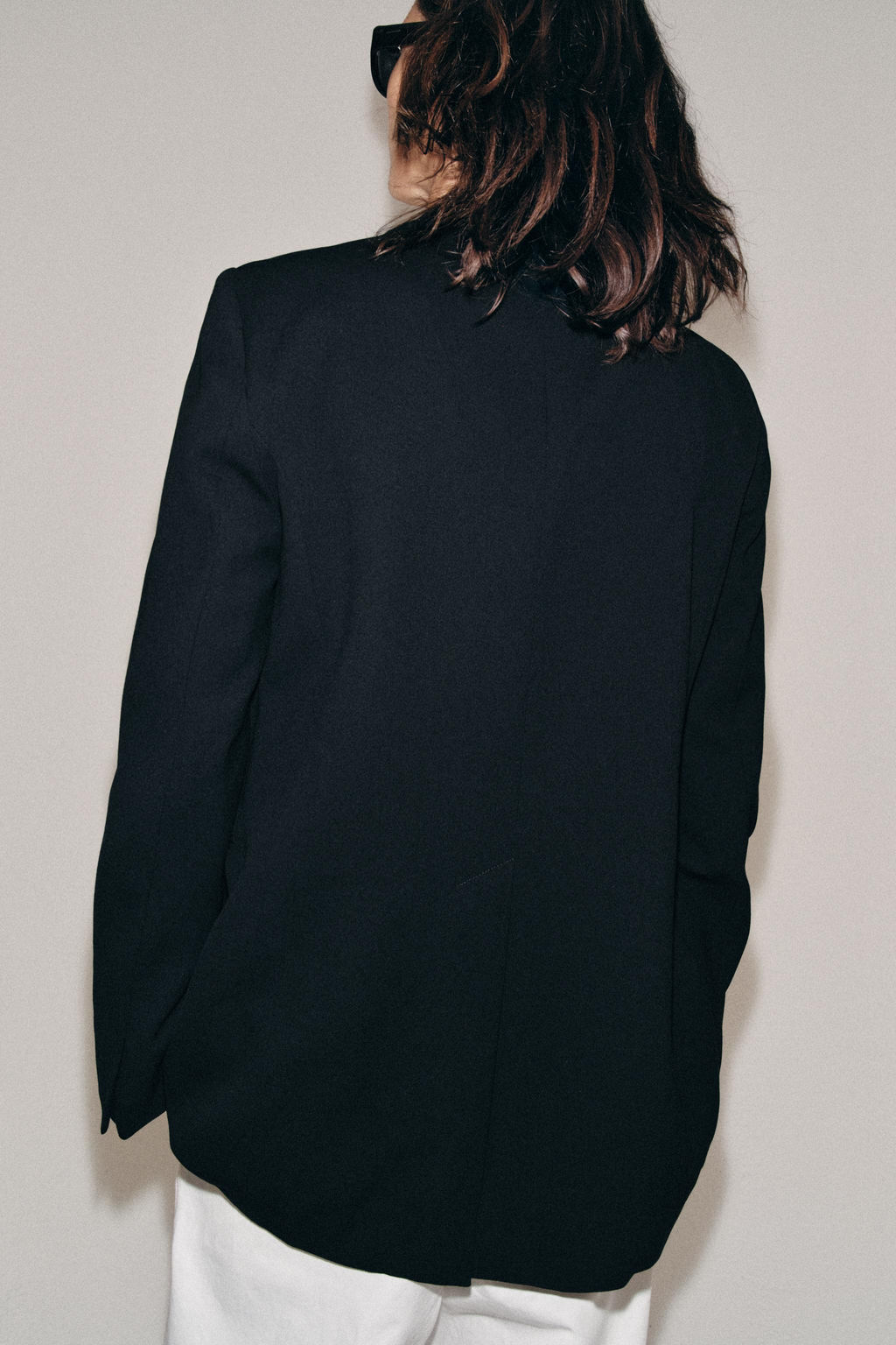 BLAZER SLIM CON LANA ZW COLLECTION LIMITED EDITION / Negro - Zara фото 3