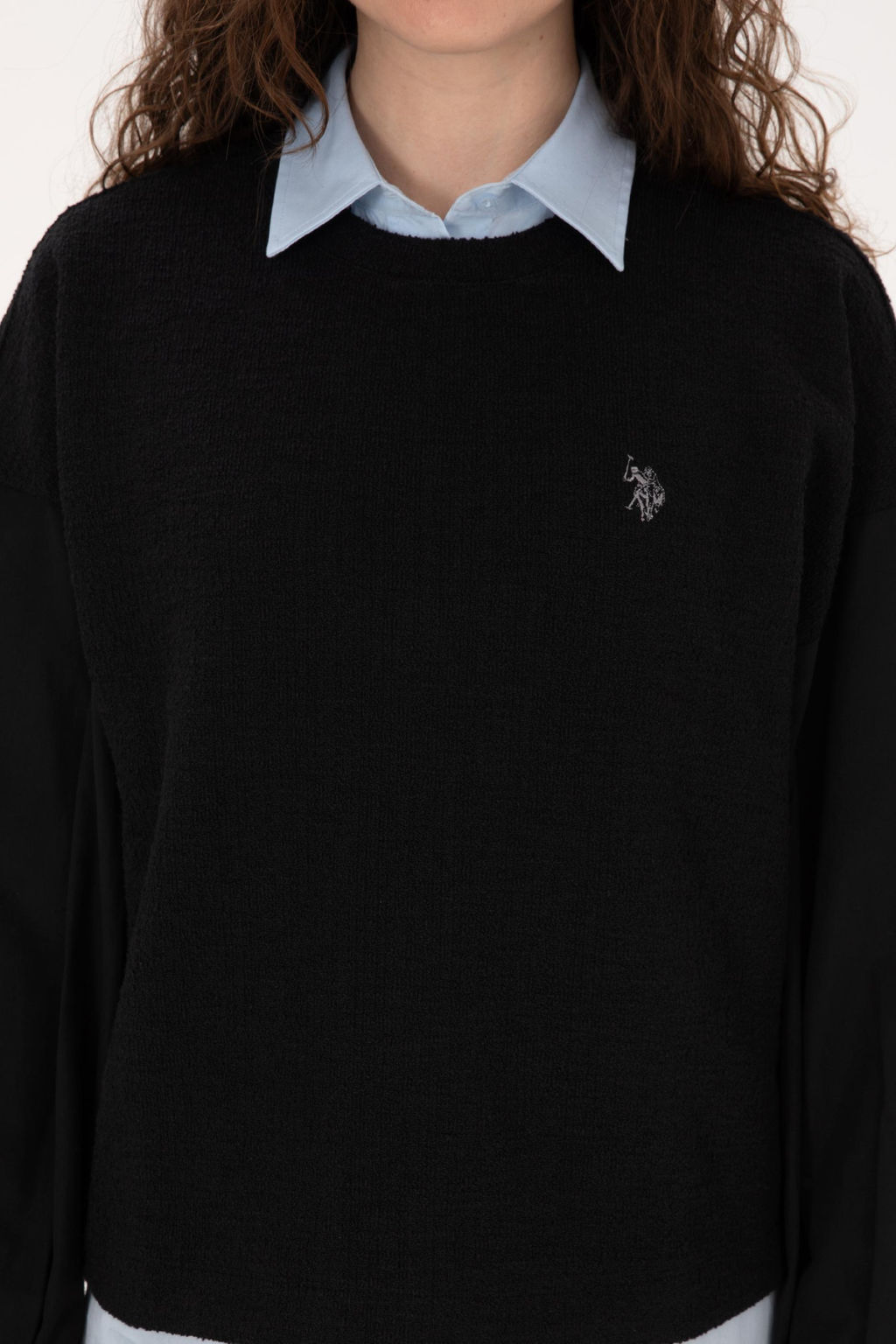 Kad_n Siyah Sweatshirt - U.s. polo assn фото 6