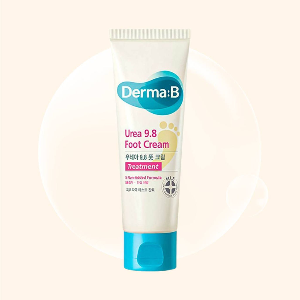 Derma:B Urea 9.8 Foot Cream, 80ml - Смягчающий ламеллярный крем для ног с мочевиной