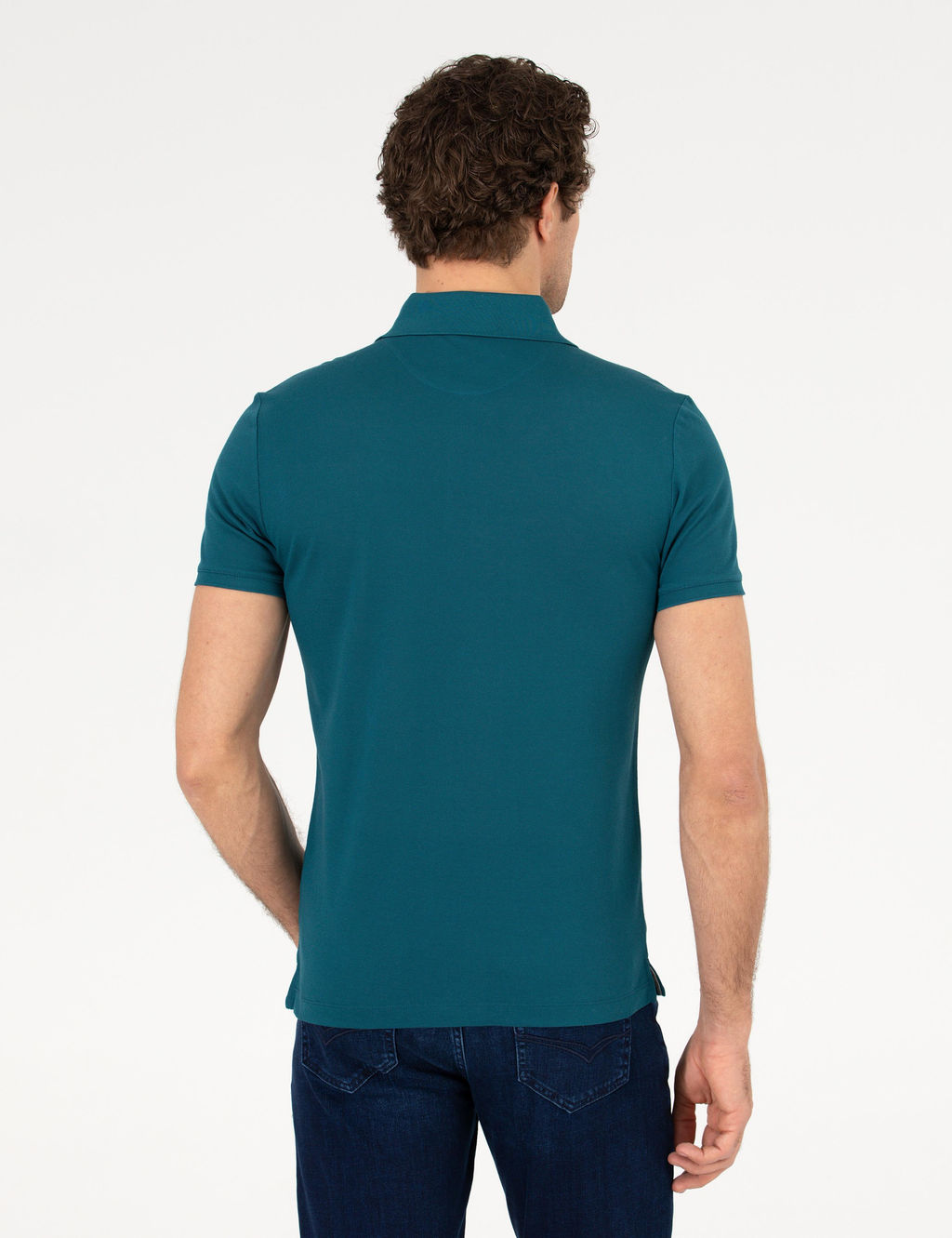 Z_mr_t Polo Yaka Slim Fit Basic Merserize T-shirt