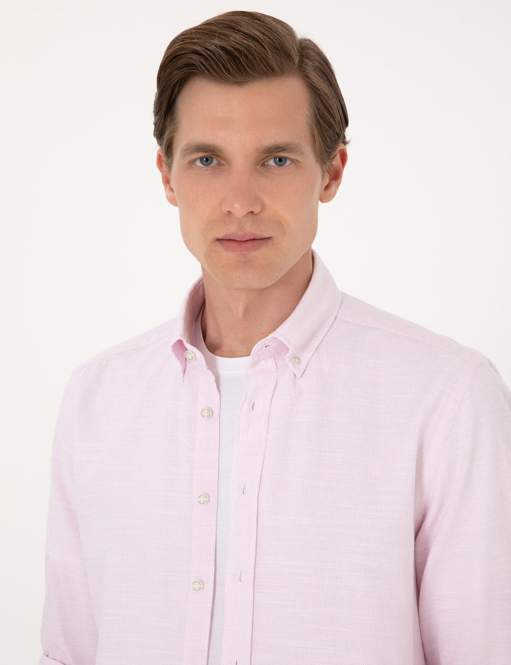 Nar _i_e_i Slim Fit Uzun Kollu G_mlek - Pierre cardin фото 2